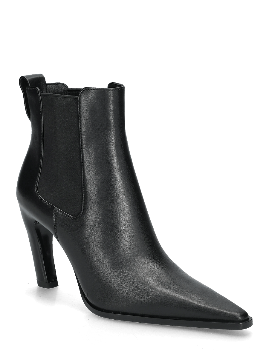 Tory Burch - ROMY CHELSEA HEEL BOOT 85MM - støvletter - perfect black - 0