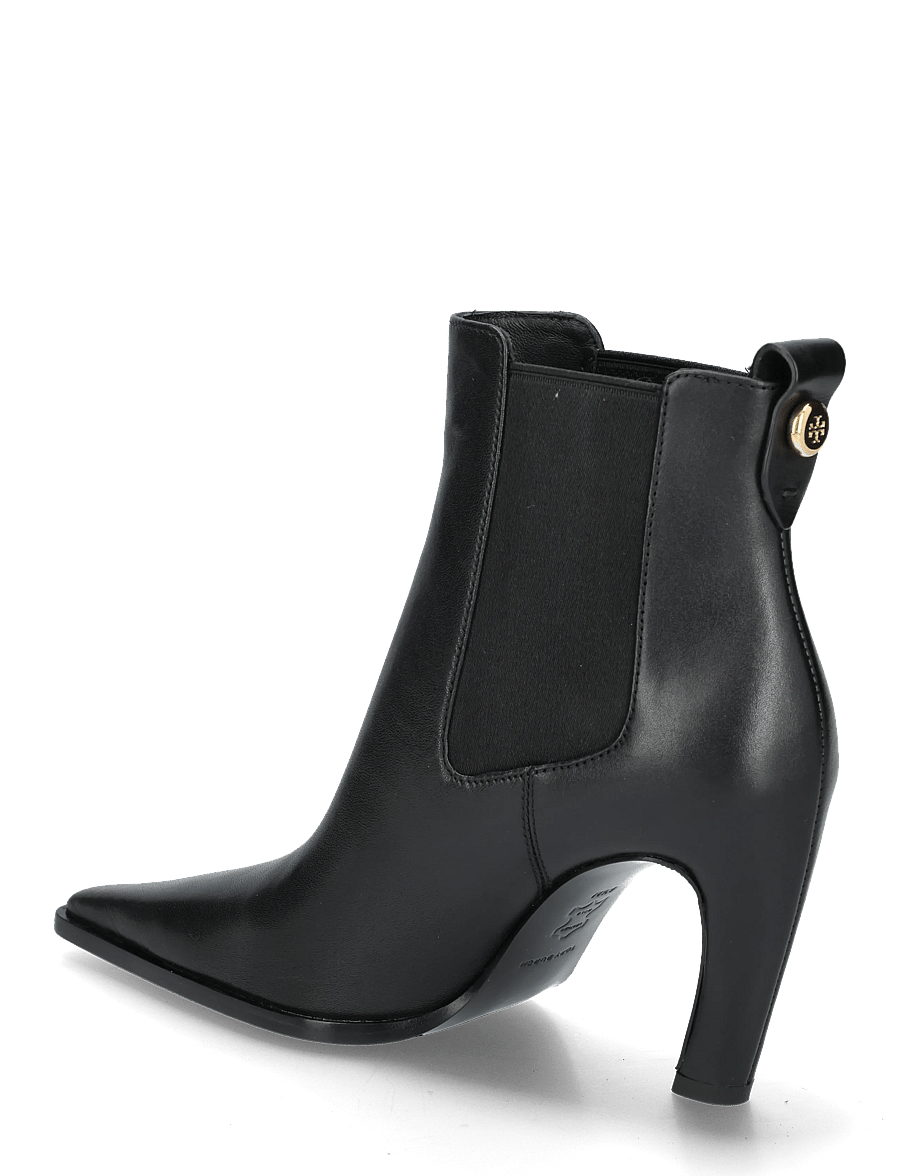 Tory Burch - ROMY CHELSEA HEEL BOOT 85MM - støvletter - perfect black - 1