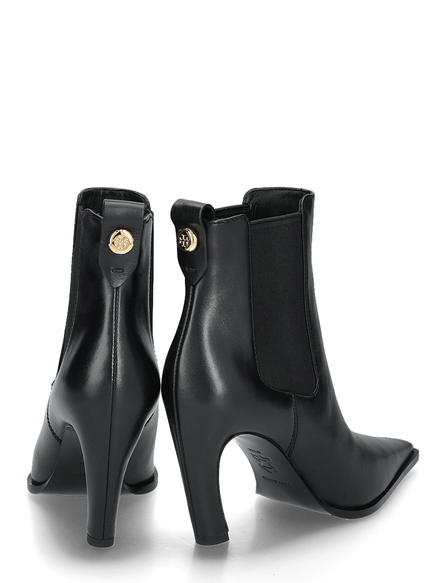 Tory Burch - ROMY CHELSEA HEEL BOOT 85MM - støvletter - perfect black - 4
