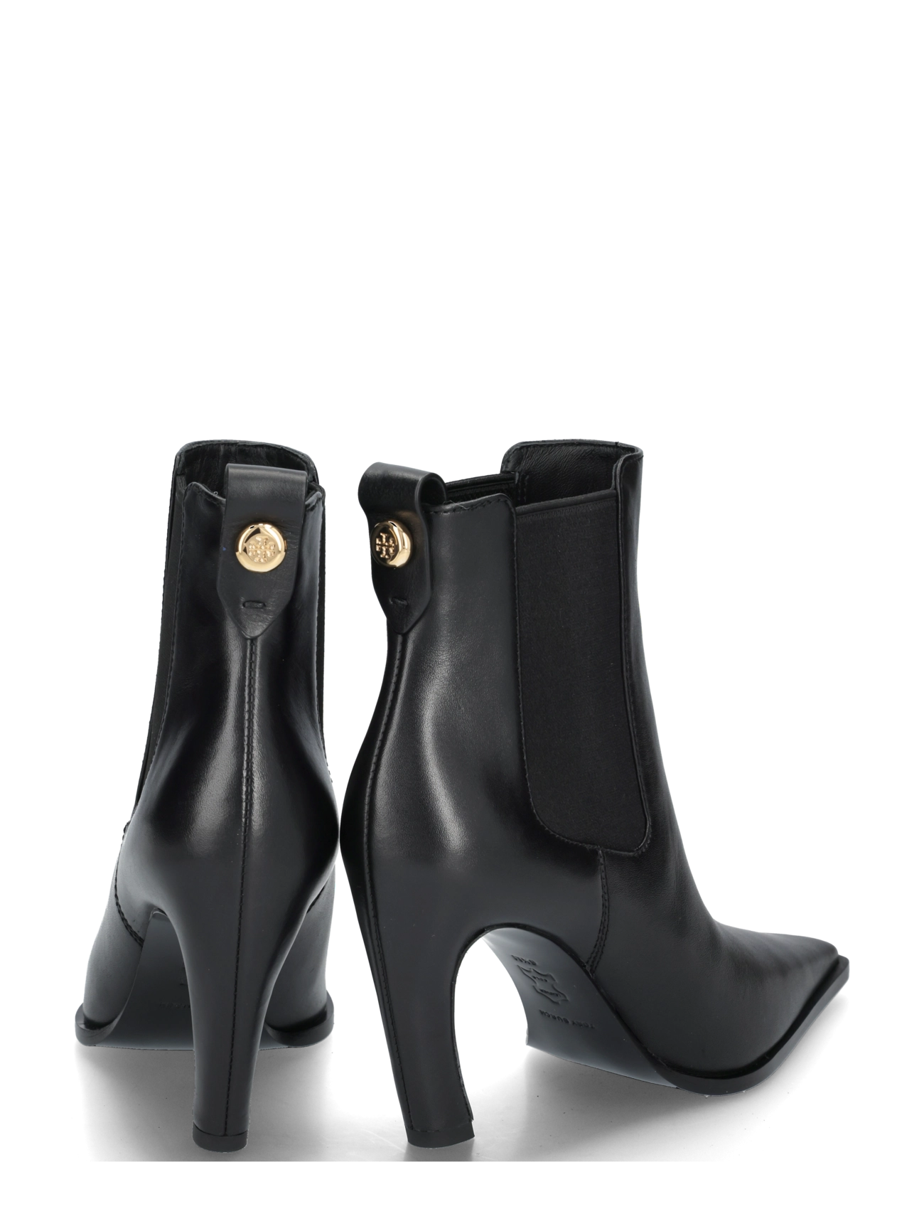 Tory Burch - ROMY CHELSEA HEEL BOOT 85MM - støvletter - perfect black - 4