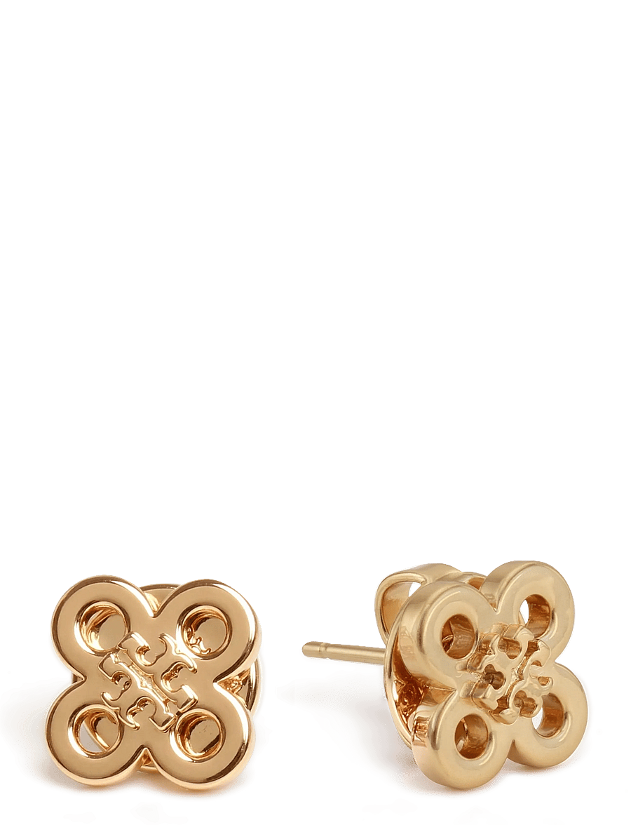Tory Burch - Forget Me Not Clover Stud Earring - stud earrings - tory gold - 0