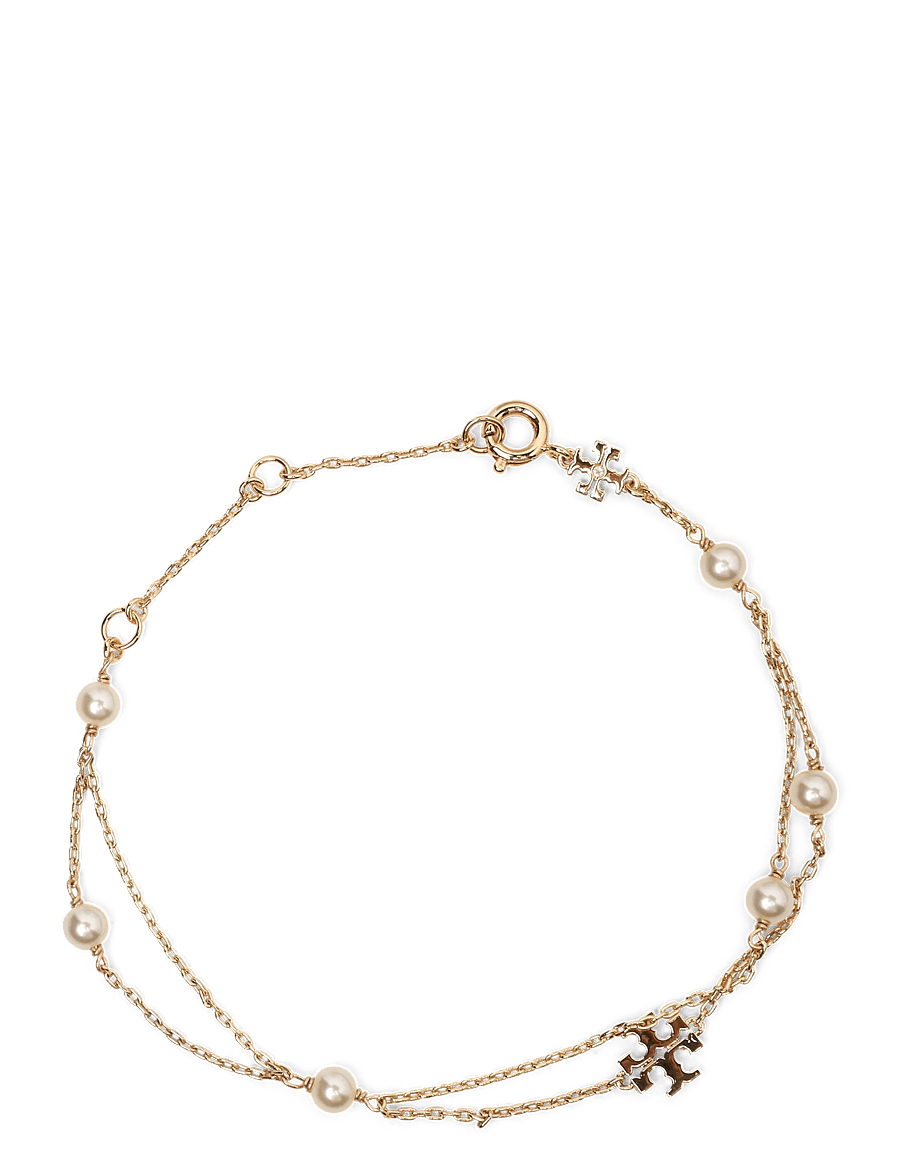 Tory Burch - Moondance Layered Pearl Bracelet - käeketid - tory gold / cream - 0
