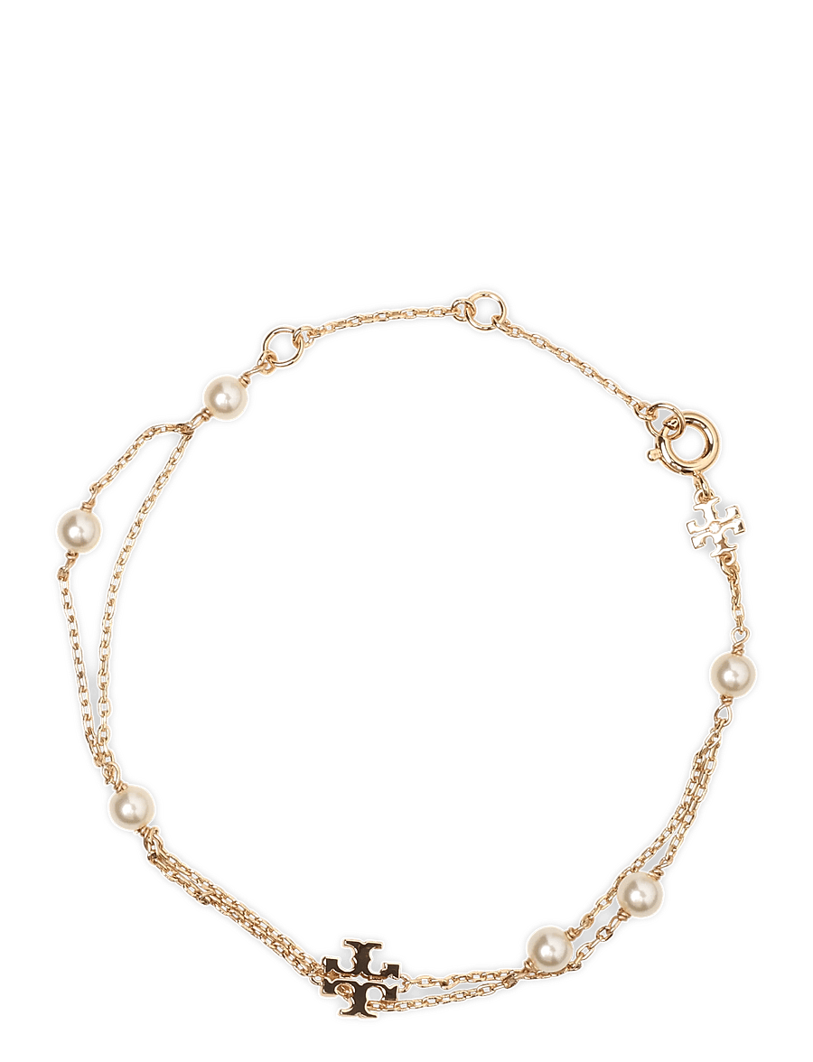 Tory Burch - Moondance Layered Pearl Bracelet - käeketid - tory gold / cream - 1