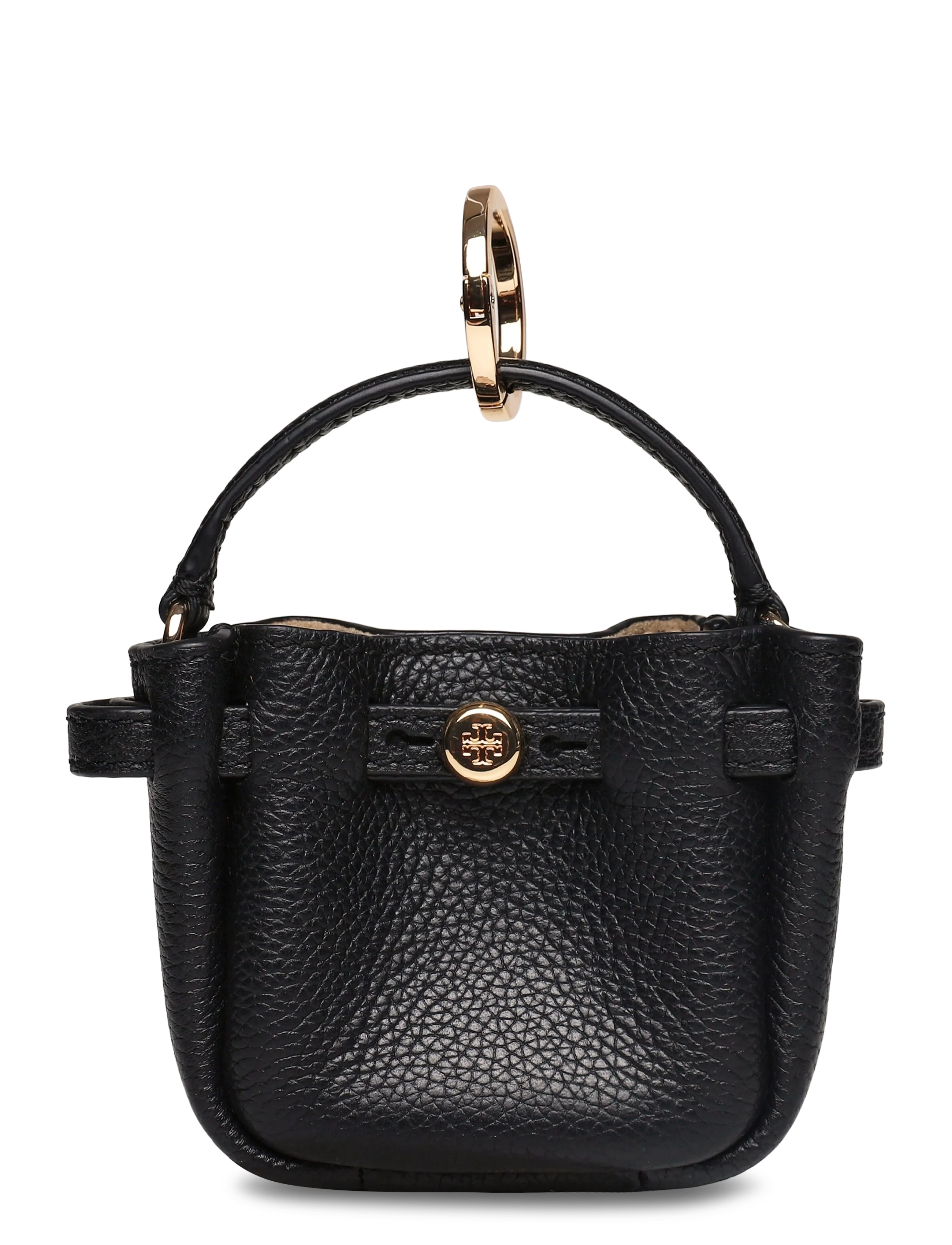 Tory Burch Romy Bucket Key Fob - Kotid - BLACK / black