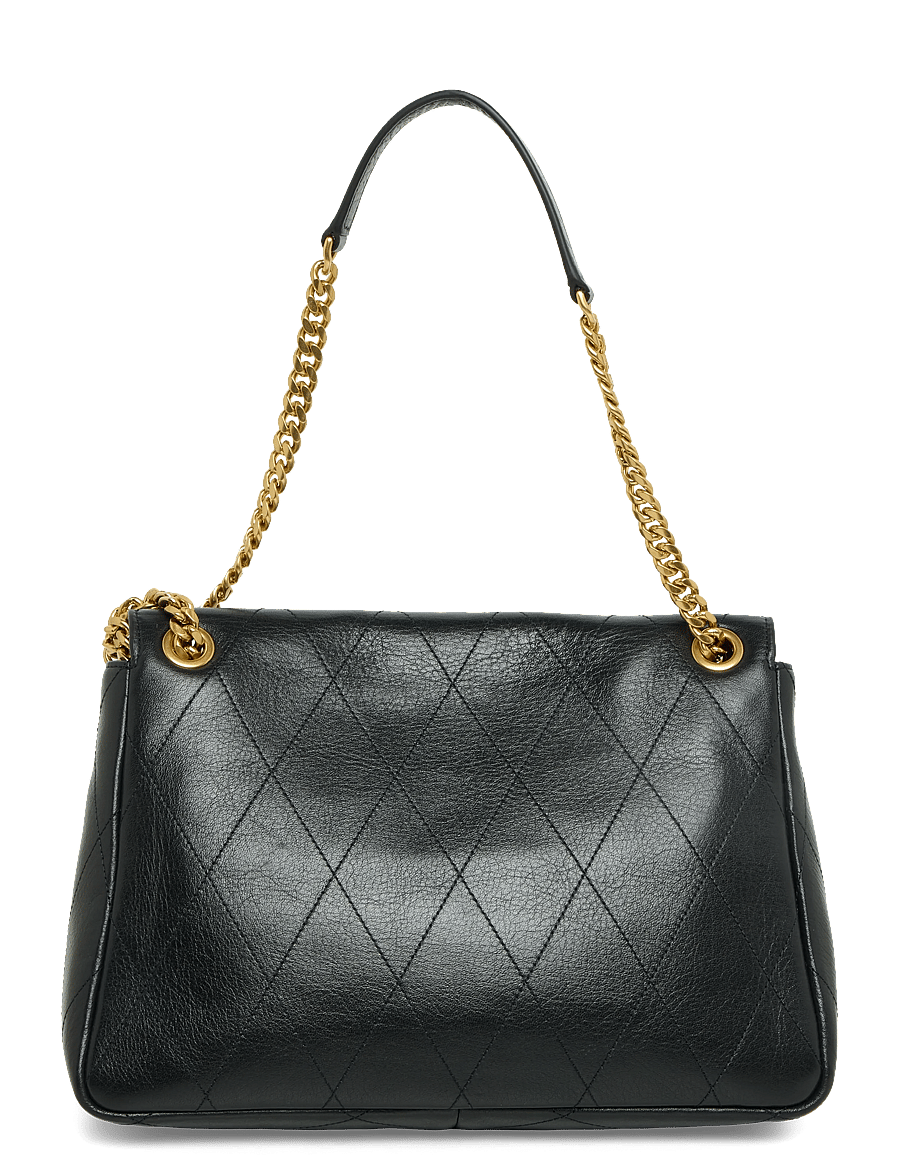 Tory Burch - Charlie Quilted Shoulder Bag - Õlakotid - black - 1