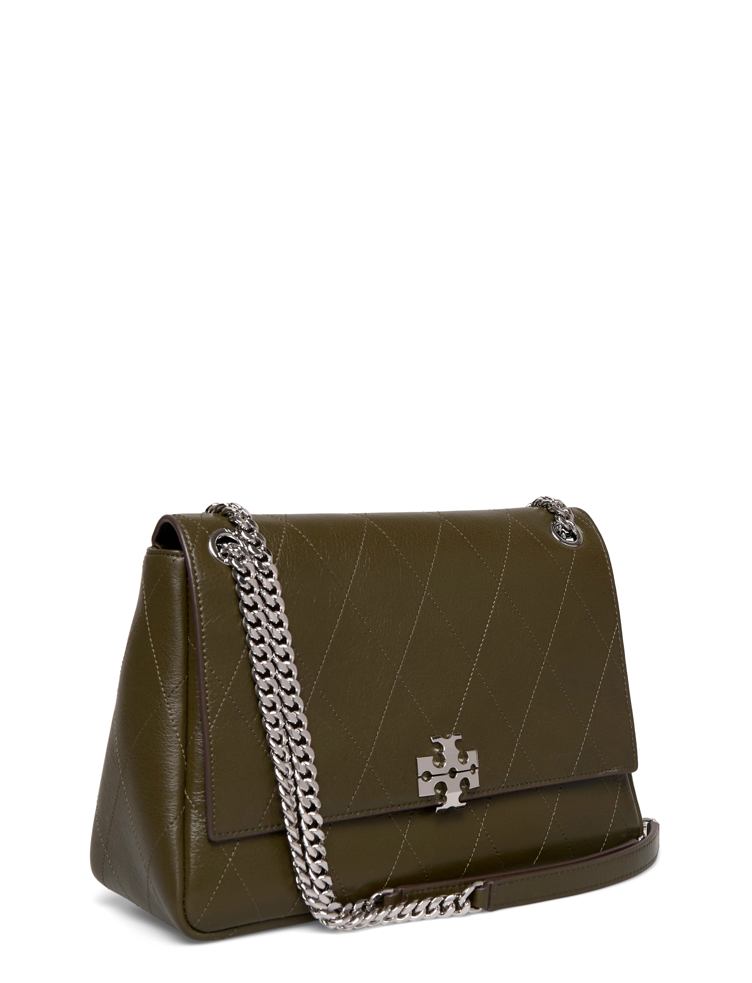 Tory Burch - Charlie Quilted Shoulder Bag - hverdags stil - leccio - 2