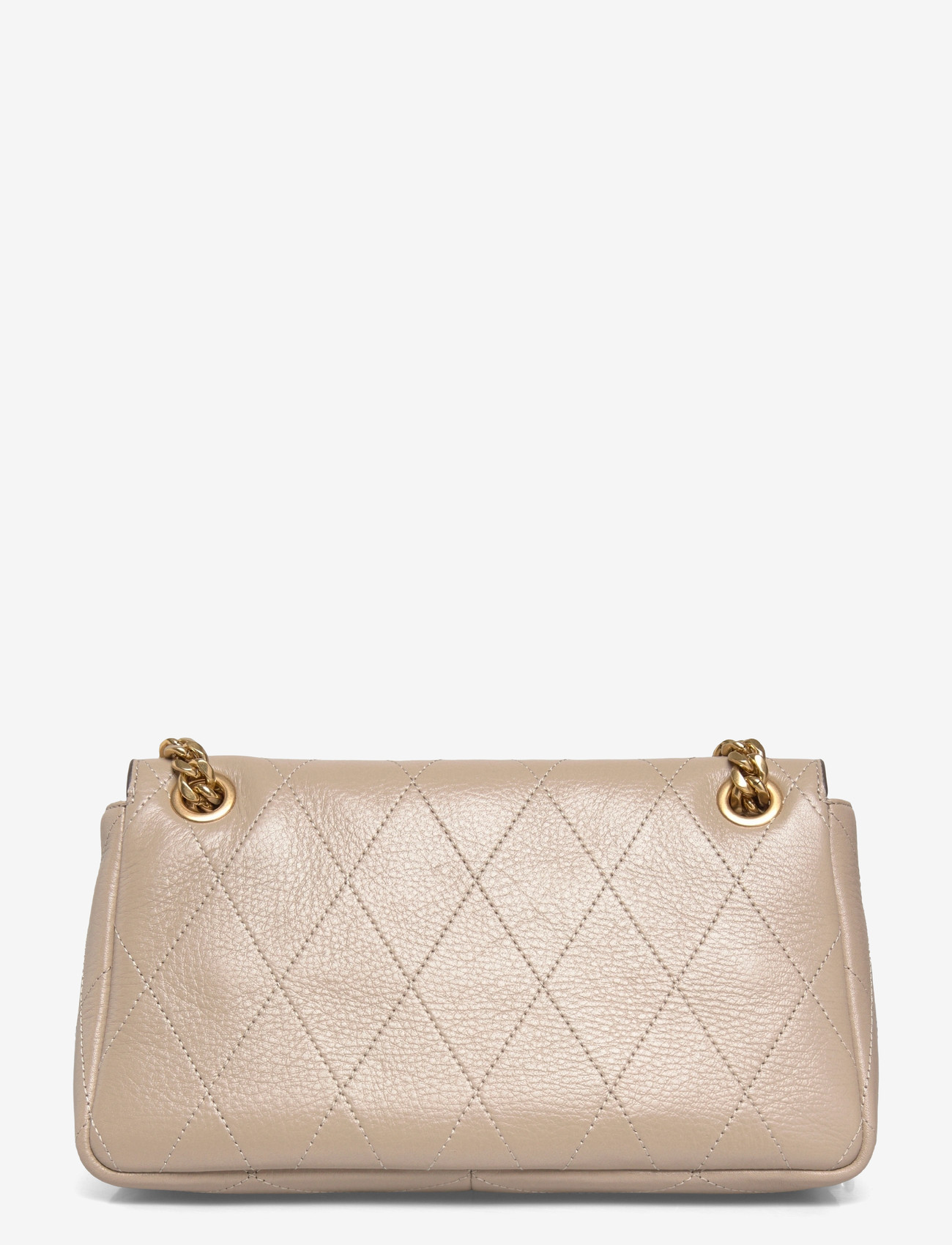 Tory Burch - Charlie Quilted Small Shoulder Bag - crossbody bags - soft cement - 1
