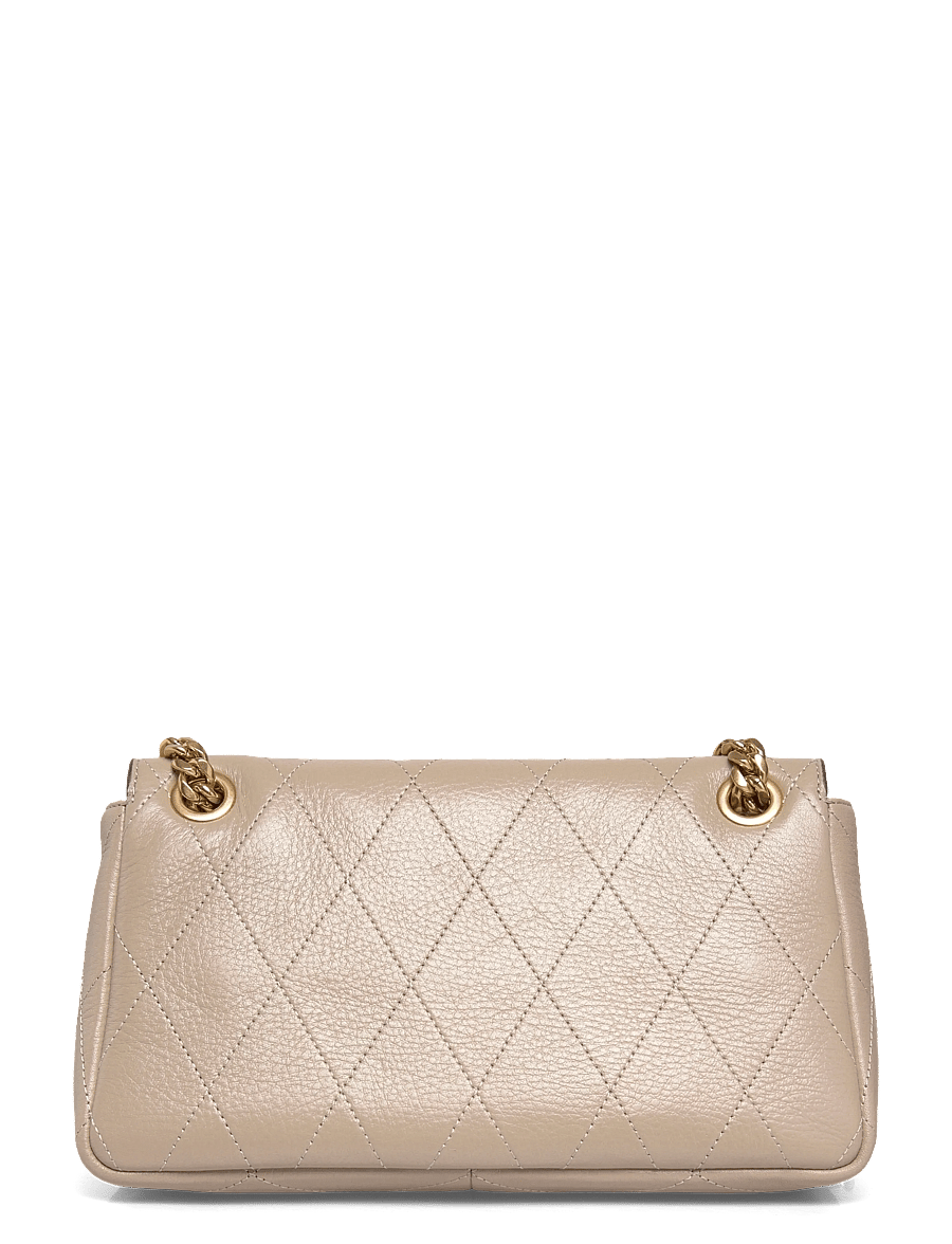 Tory Burch - Charlie Quilted Small Shoulder Bag - Üleõlakotid - soft cement - 1