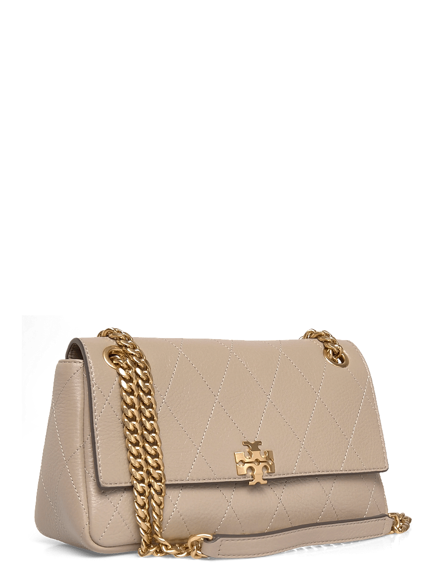 Tory Burch - Charlie Quilted Small Shoulder Bag - Üleõlakotid - soft cement - 2