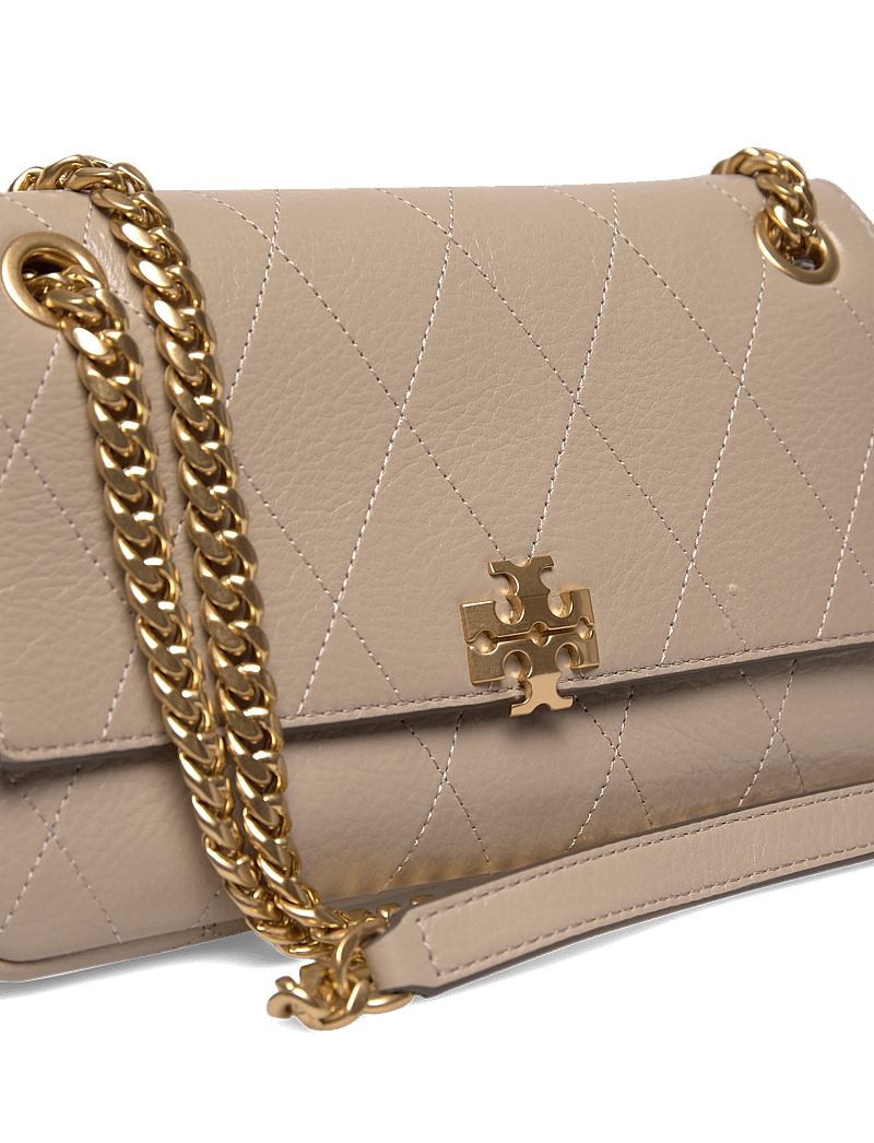 Tory Burch - Charlie Quilted Small Shoulder Bag - crossbody kotid - soft cement - 3