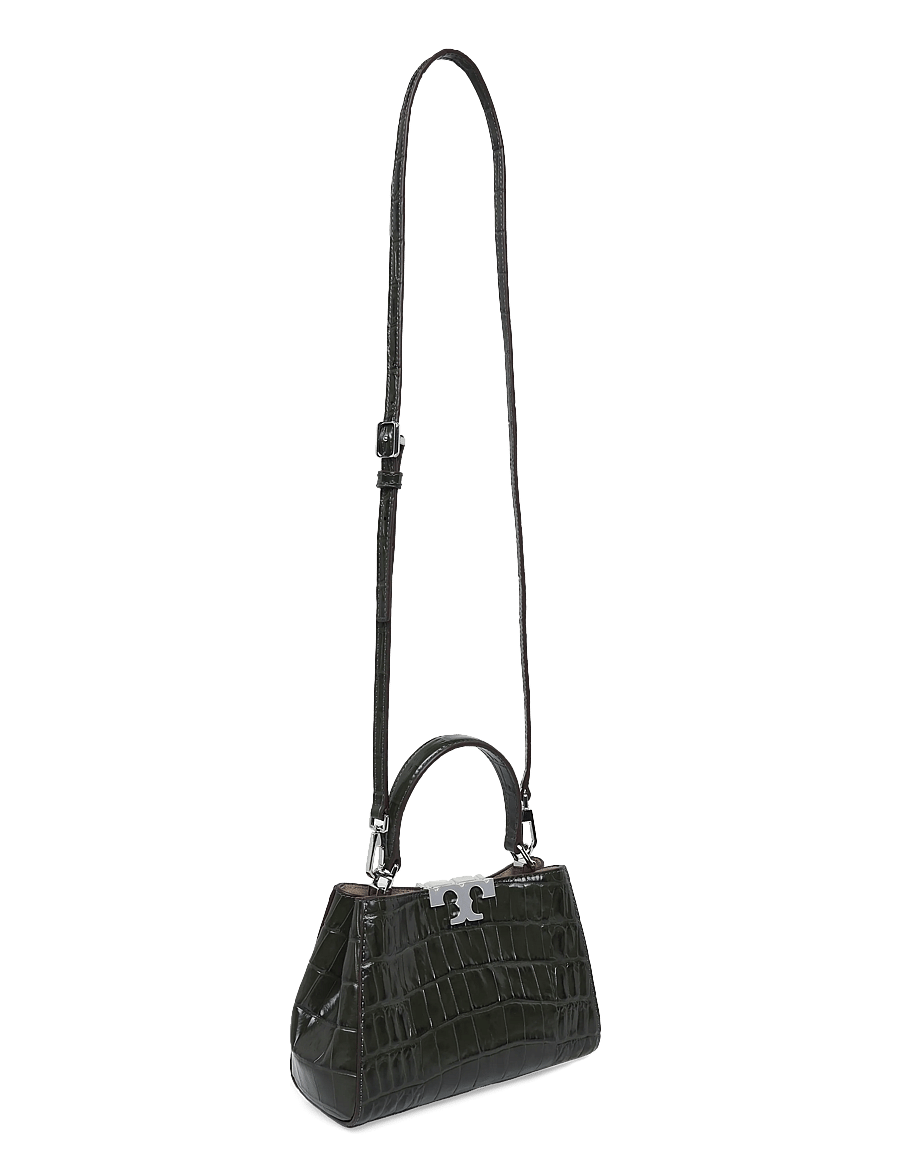 Tory Burch - Eleanor Embossed Croc Mini Satchel - håndtasker - artichoke - 2