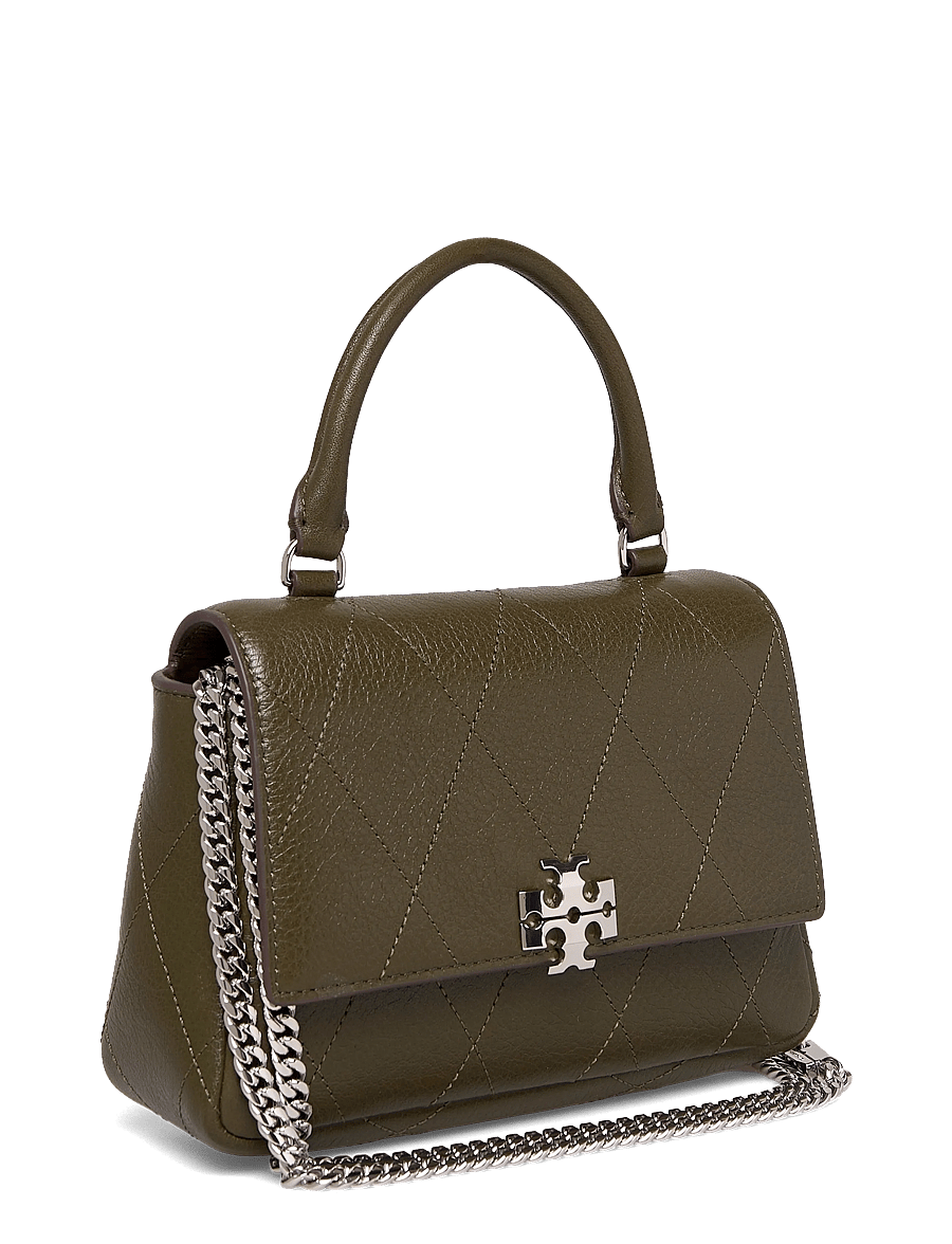 Tory Burch - Charlie Quilted Top Handle Chain Wallet - crossbody bags - leccio - 2