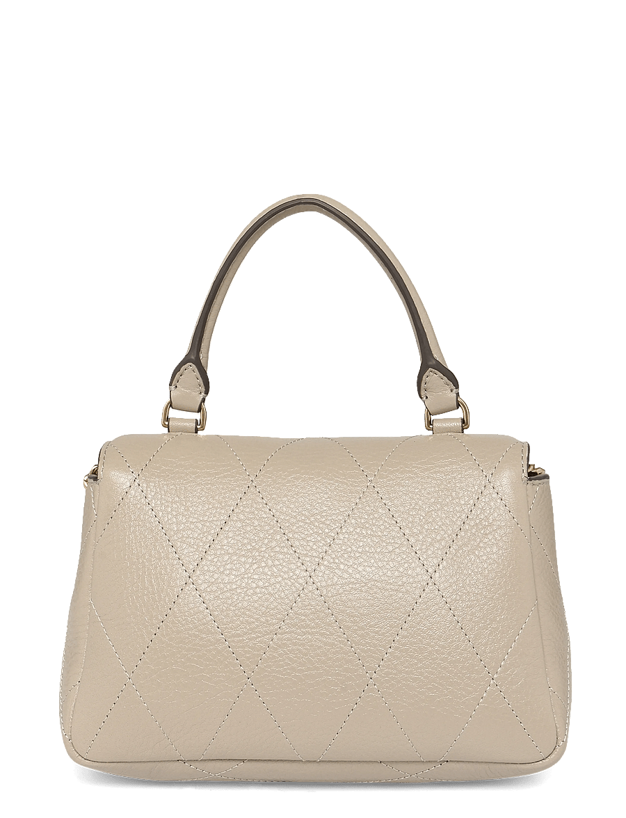 Tory Burch - Charlie Quilted Top Handle Chain Wallet - veski - soft cement - 1