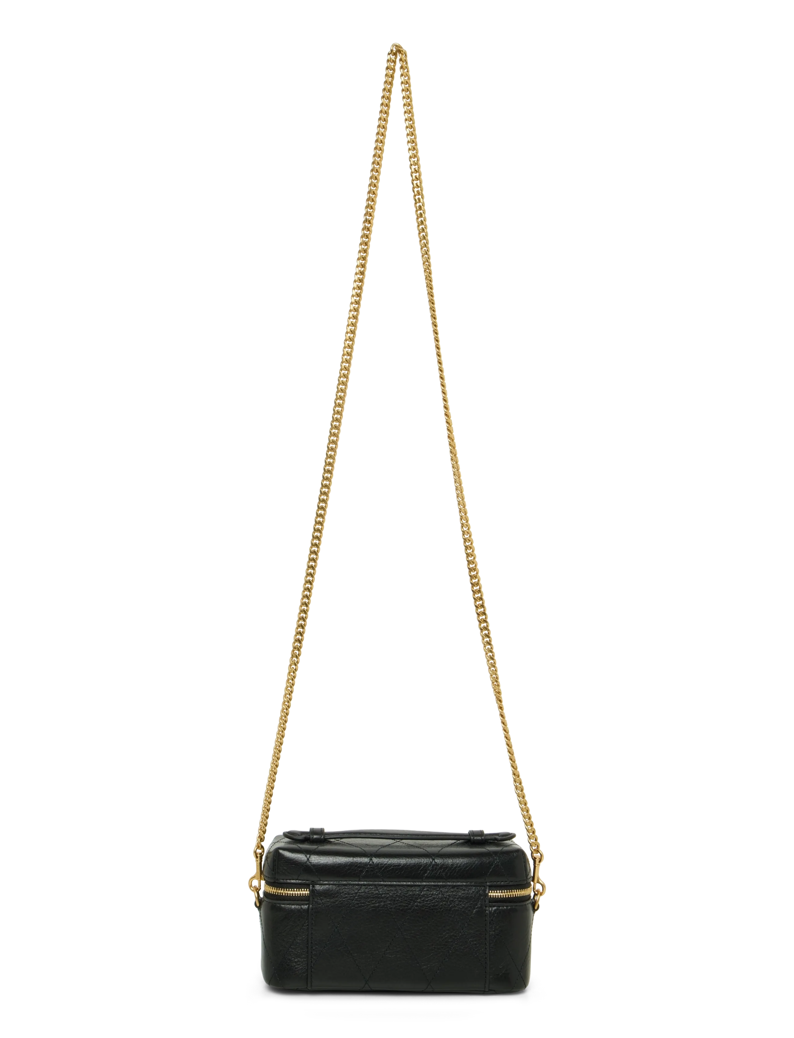 Tory Burch - Charlie Quilted East-West Vanity Case - black - 1