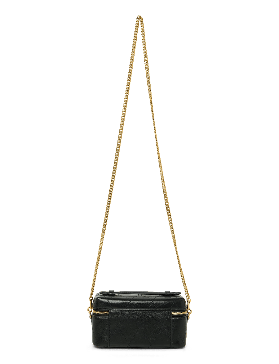 Tory Burch - Charlie Quilted East-West Vanity Case - Üleõlakotid - black - 1