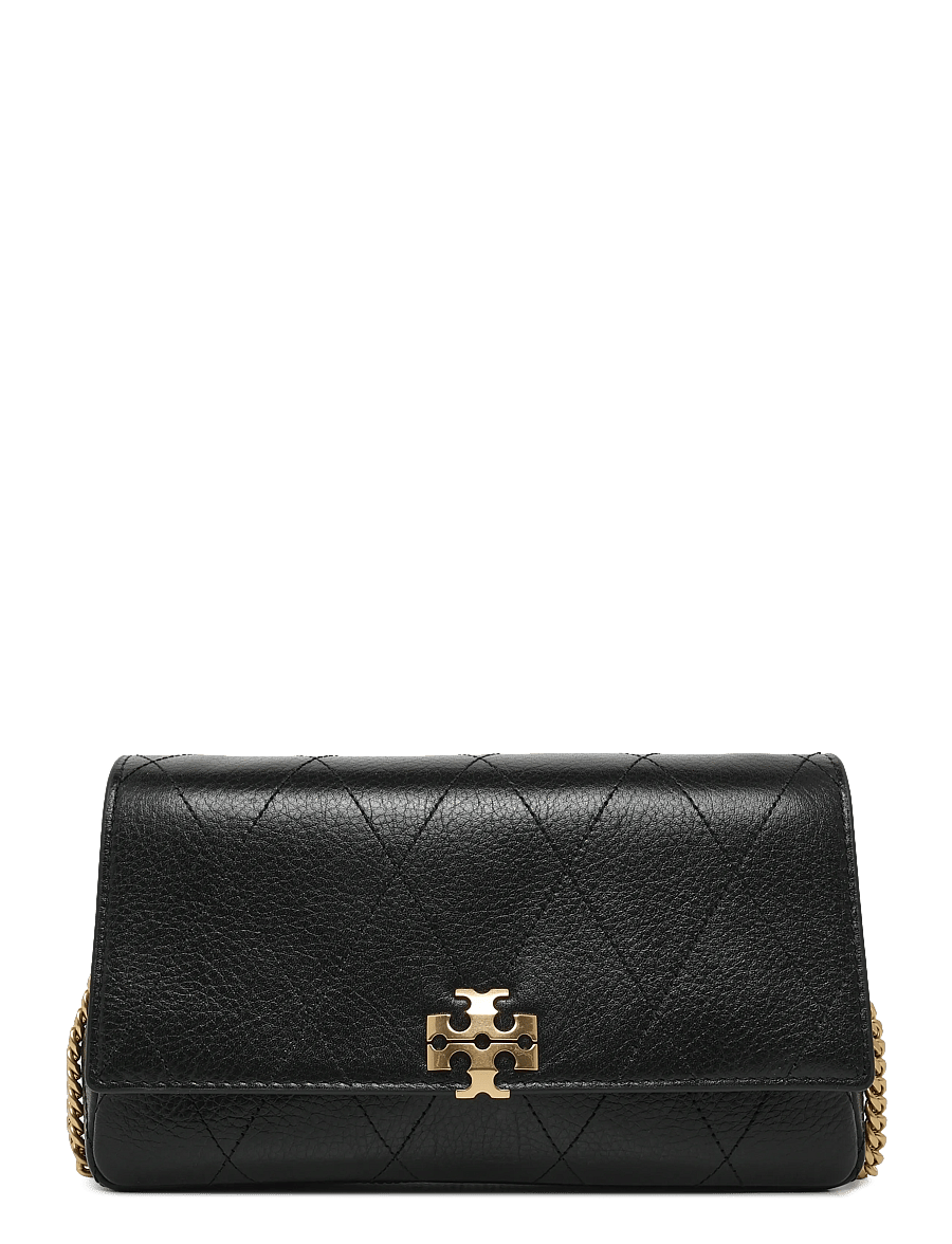 Tory Burch - Charlie Quilted Chain Wallet - punge - black - 0