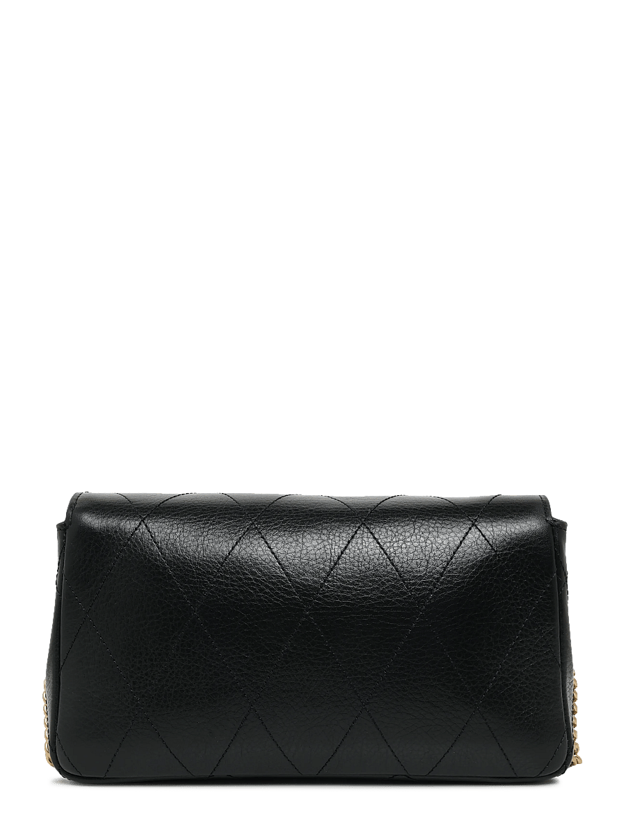 Tory Burch - Charlie Quilted Chain Wallet - punge - black - 1
