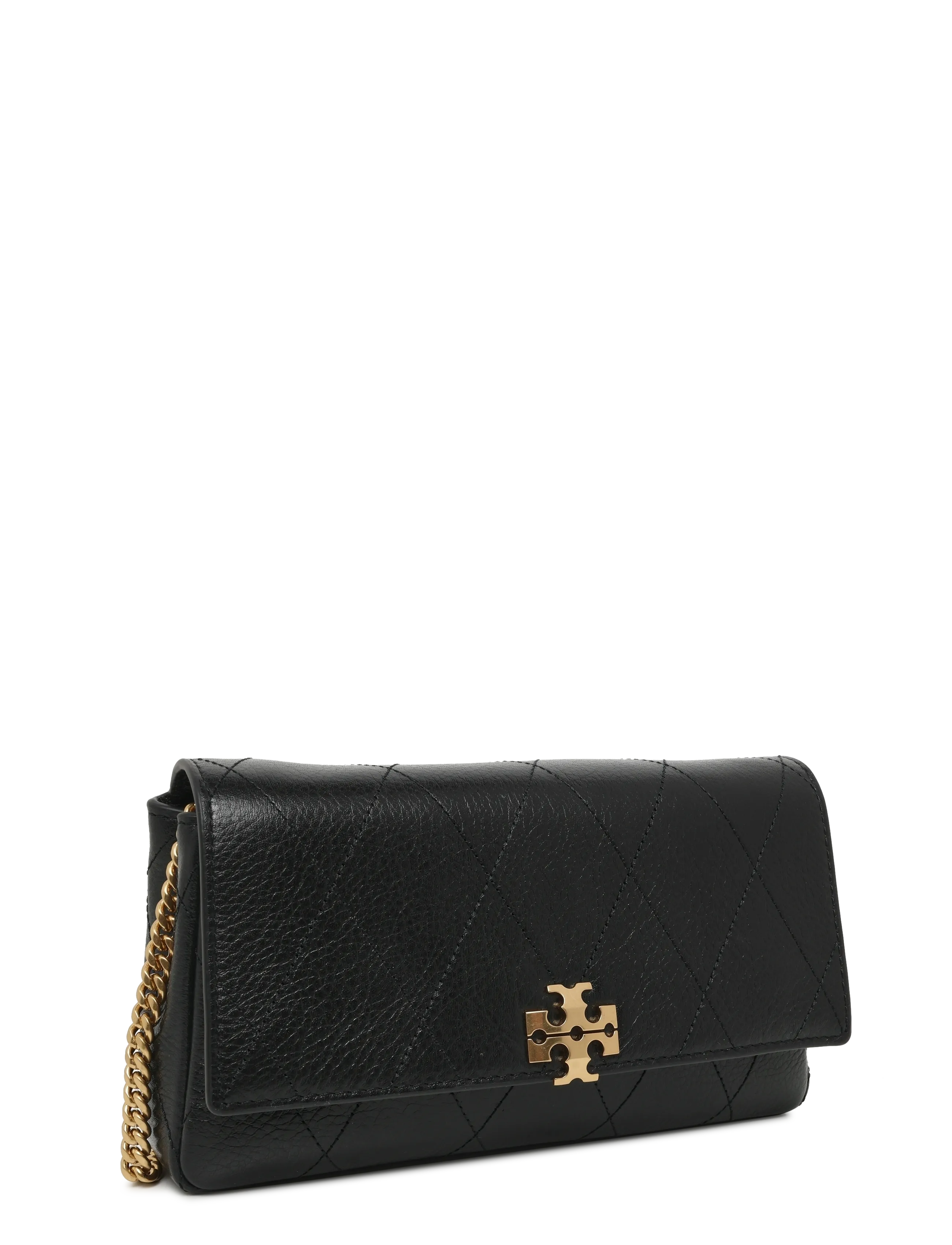 Tory Burch - Charlie Quilted Chain Wallet - rahakotid - black - 2