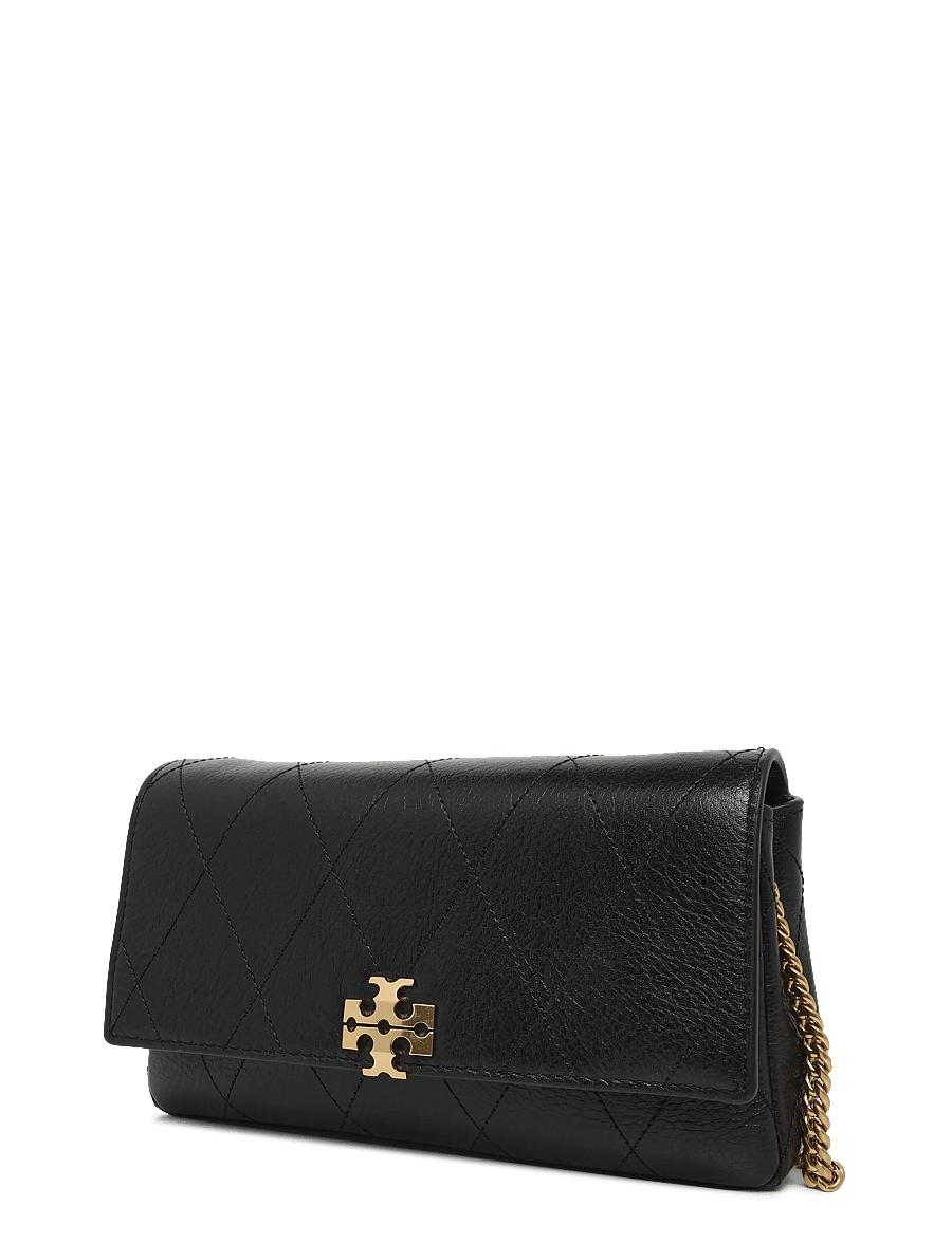 Tory Burch - Charlie Quilted Chain Wallet - punge - black - 3