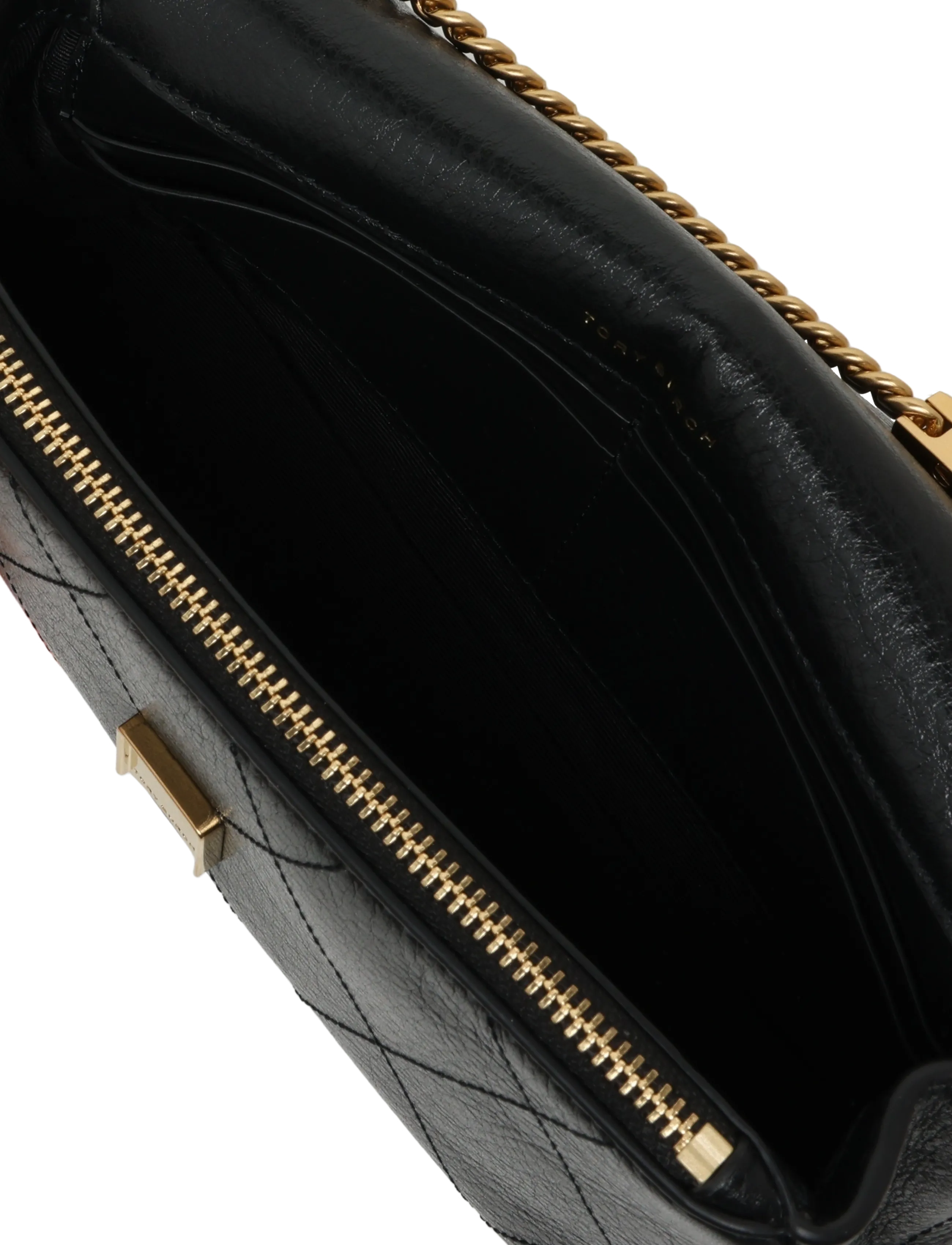 Tory Burch - Charlie Quilted Chain Wallet - rahakotid - black - 4