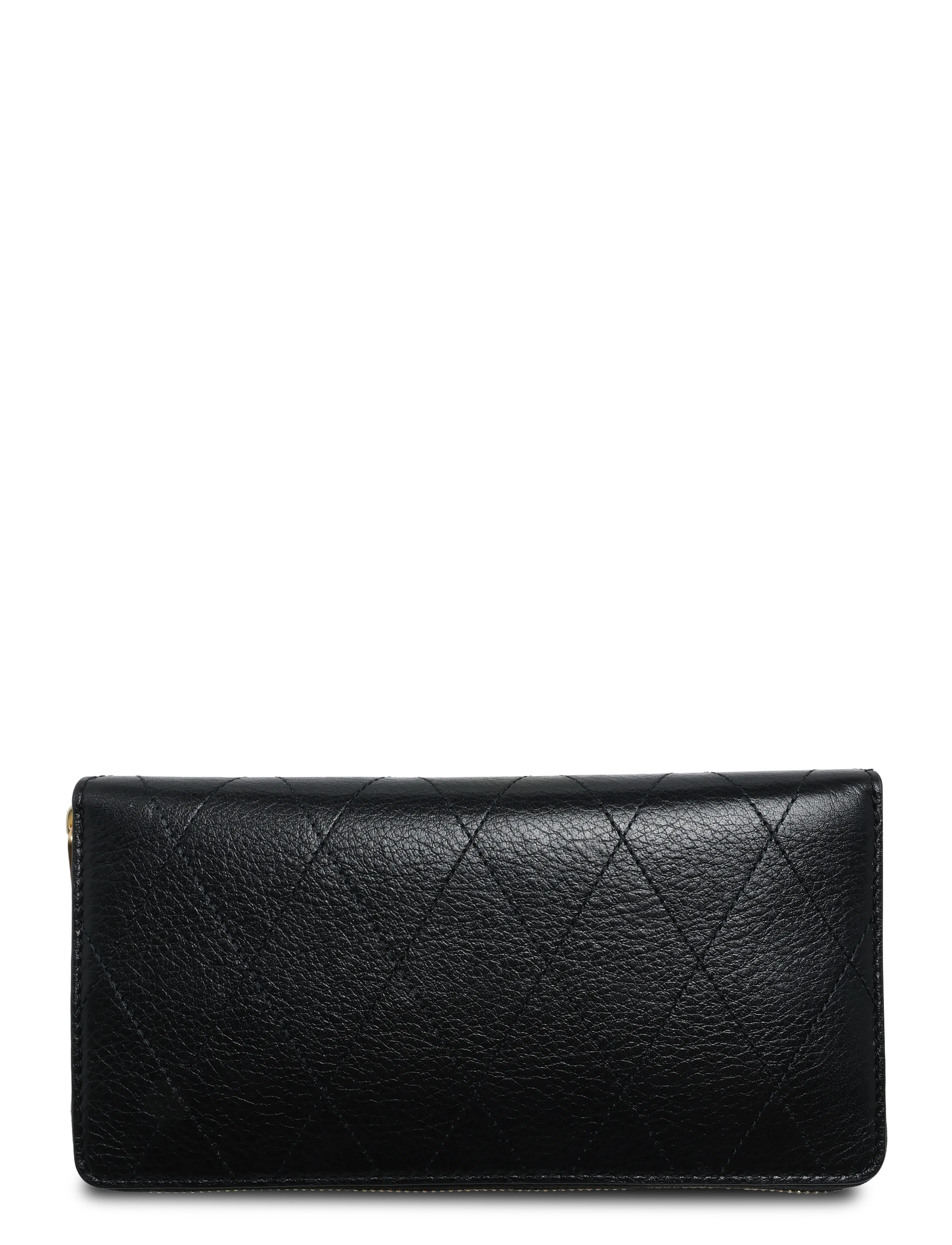 Tory Burch - Charlie Quilted Zip Continental Wallet - rahakotid - black - 1