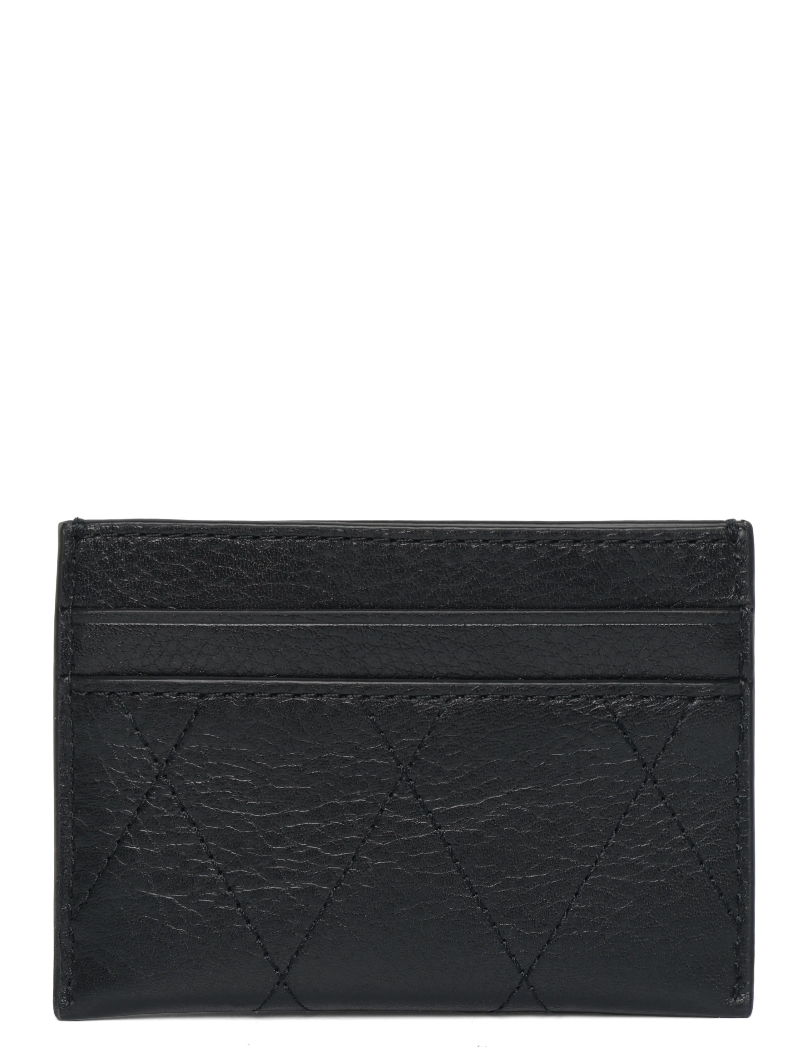 Tory Burch - Charlie Quilted Card Case - kortholdere - black - 1
