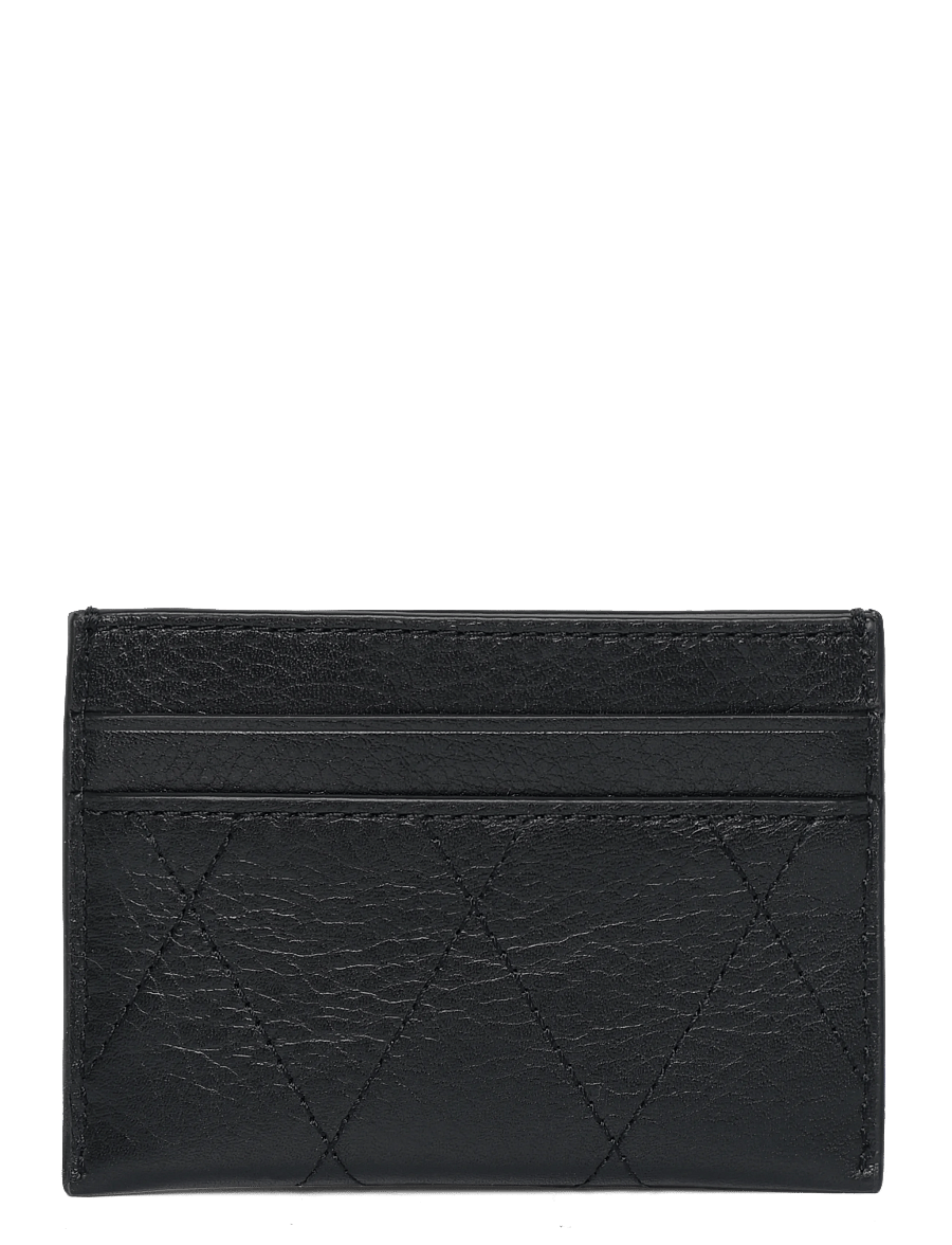 Tory Burch - Charlie Quilted Card Case - kortholdere - black - 1