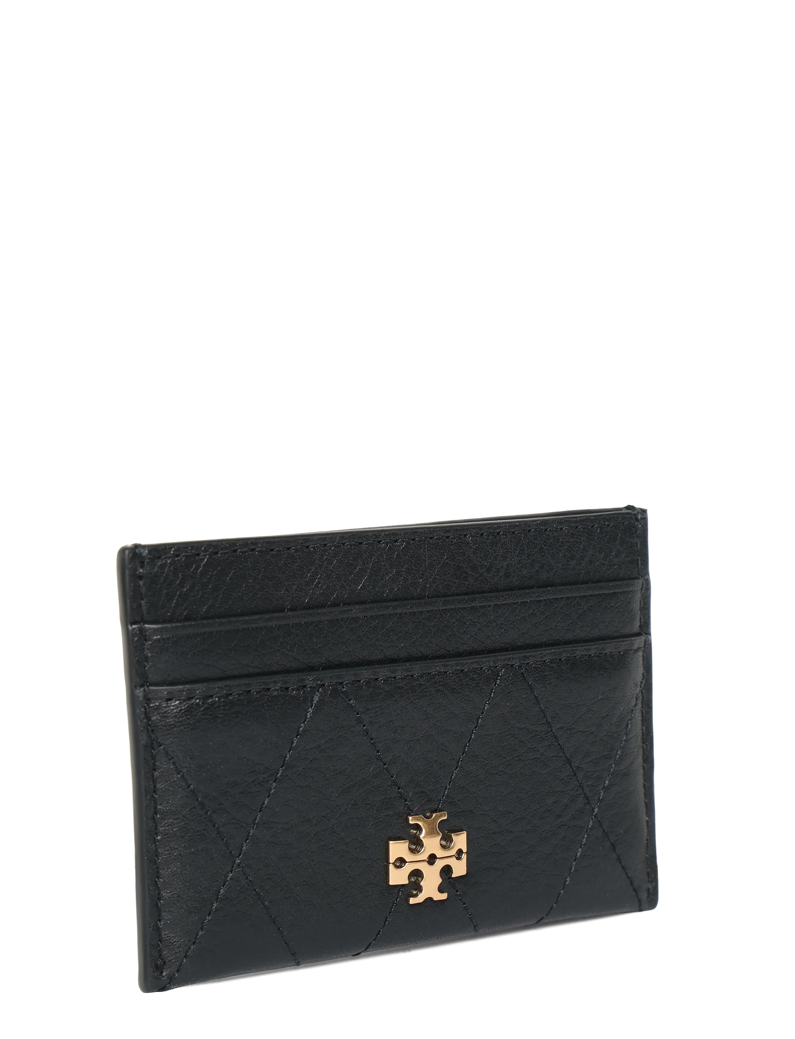 Tory Burch - Charlie Quilted Card Case - kortholdere - black - 2