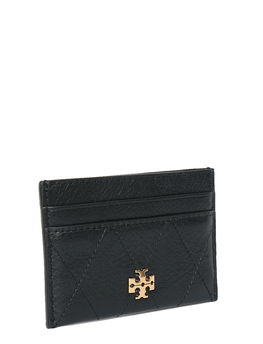 Tory Burch - Charlie Quilted Card Case - kortholdere - black - 2