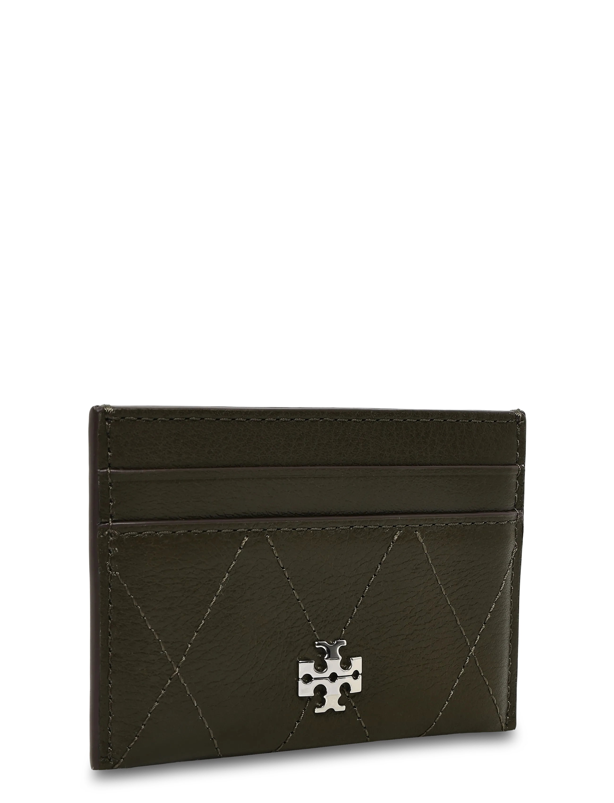 Tory Burch - Charlie Quilted Card Case - kortholdere - leccio - 2