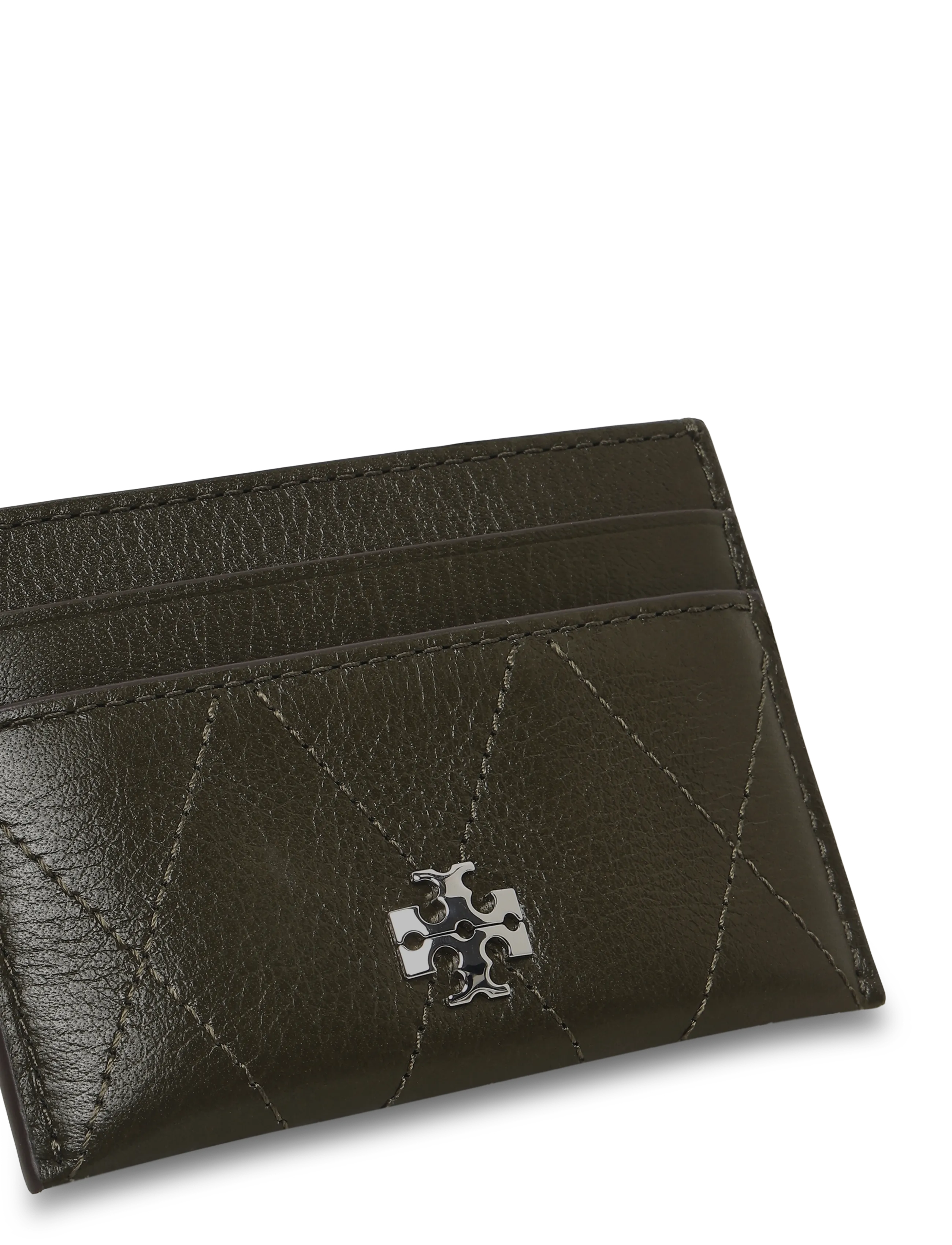 Tory Burch - Charlie Quilted Card Case - kortholdere - leccio - 3