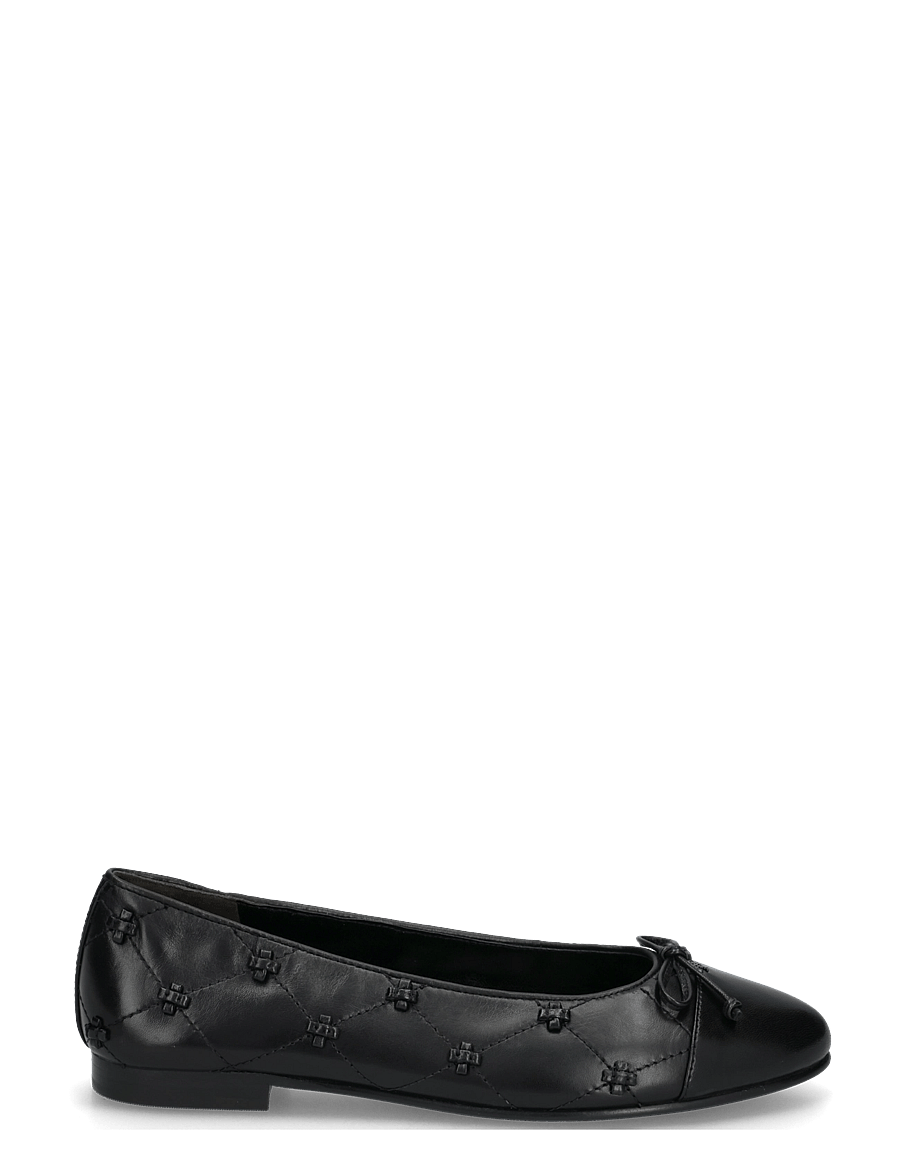 Tory Burch - CAP-TOE BUNNY KNOT BALLET - særlige begivenheder - perfect black / perfect black - 2
