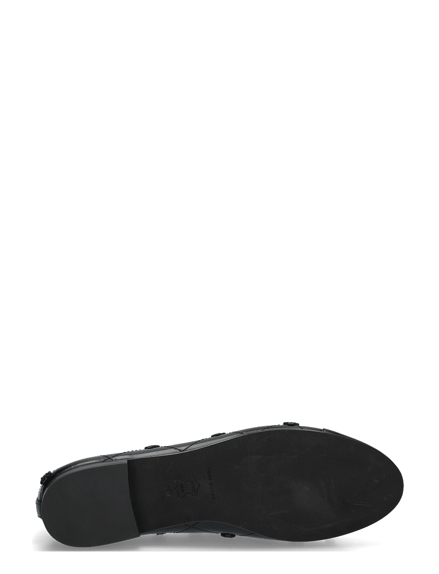 Tory Burch - CAP-TOE BUNNY KNOT BALLET - særlige begivenheder - perfect black / perfect black - 4
