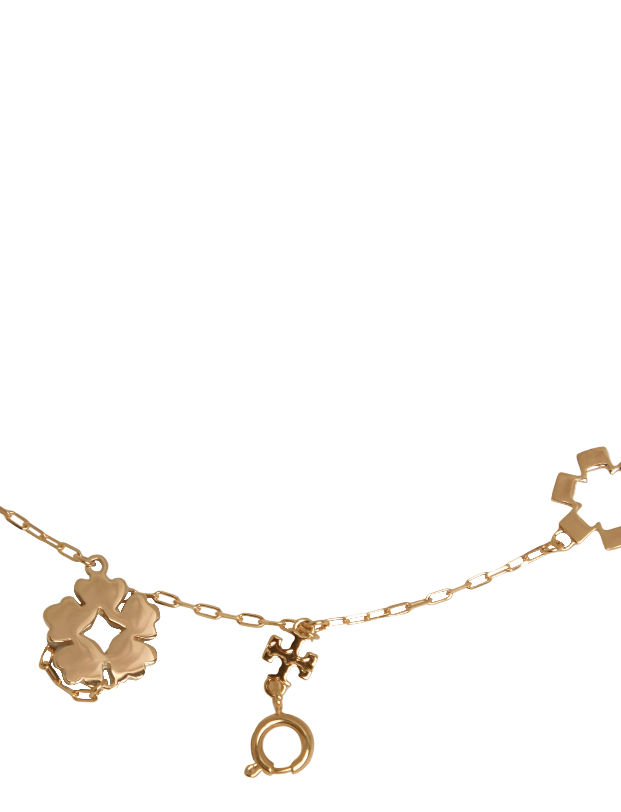 Tory Burch - Forget Me Not Multi Strand Bracelet - kædearmbånd - tory gold / multi - 1
