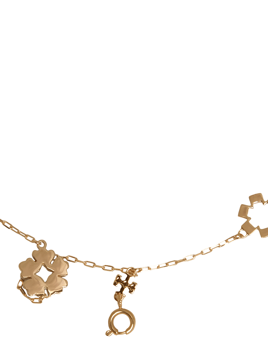Tory Burch - Forget Me Not Multi Strand Bracelet - kædearmbånd - tory gold / multi - 1
