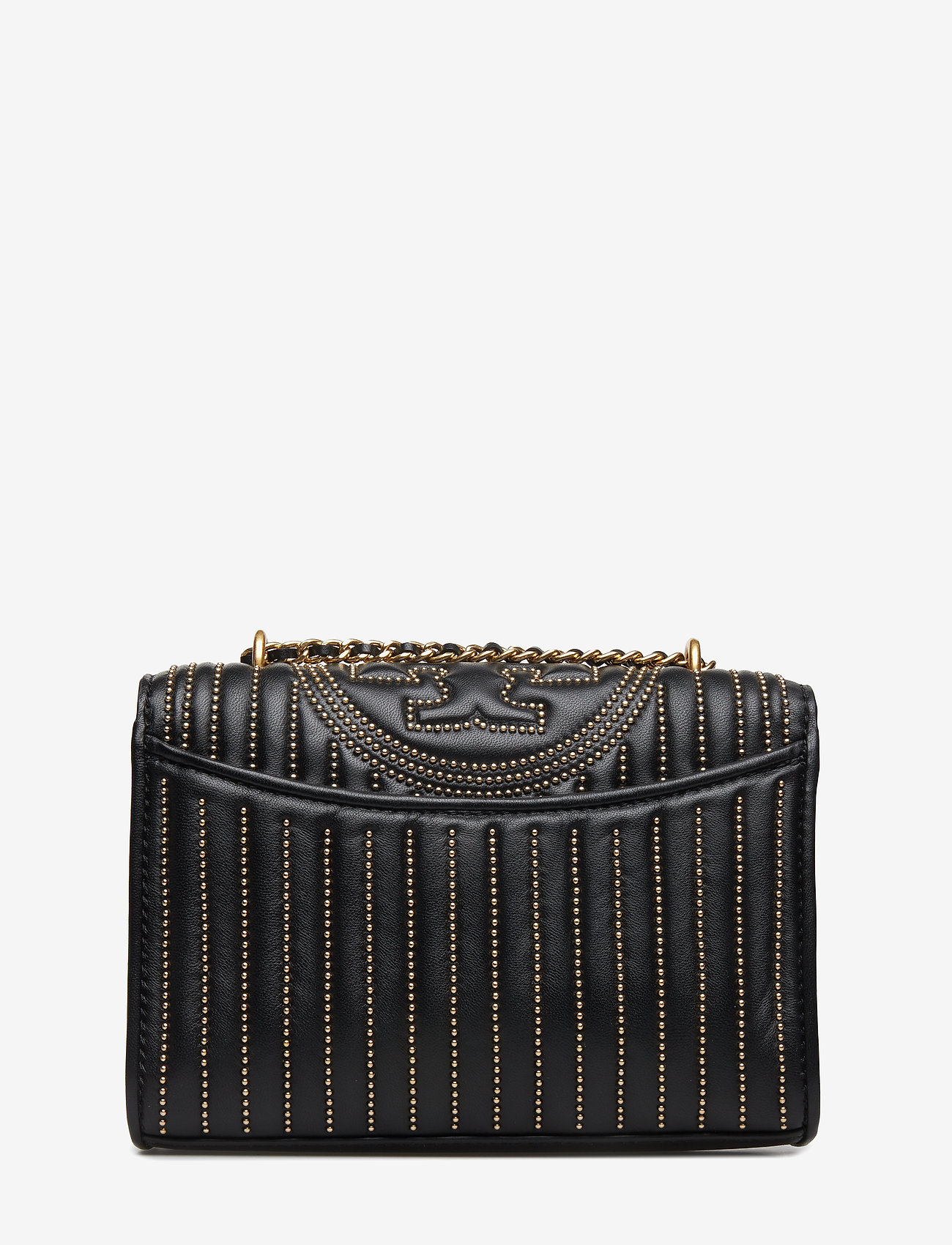 Tory Burch - FLEMING MINI STUD SMALL CONVERTIBLE SHOULDER BAG - black - 1