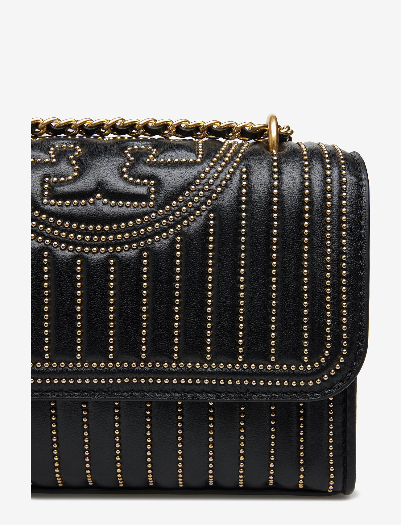 Tory Burch - FLEMING MINI STUD SMALL CONVERTIBLE SHOULDER BAG - black - 3