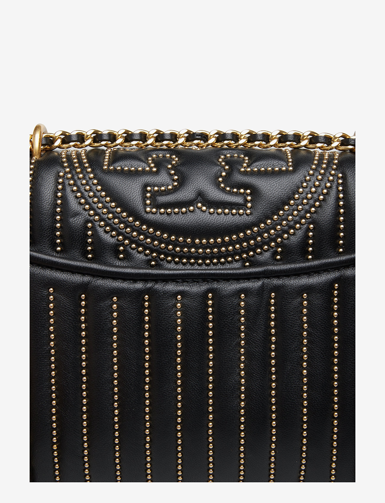 Tory Burch - FLEMING MINI STUD SMALL CONVERTIBLE SHOULDER BAG - black - 5