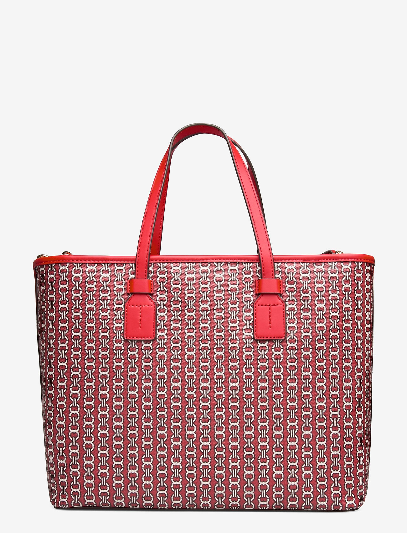 Tory Burch - GEMINI LINK CANVAS SMALL TOTE - dutch red gemini link - 1
