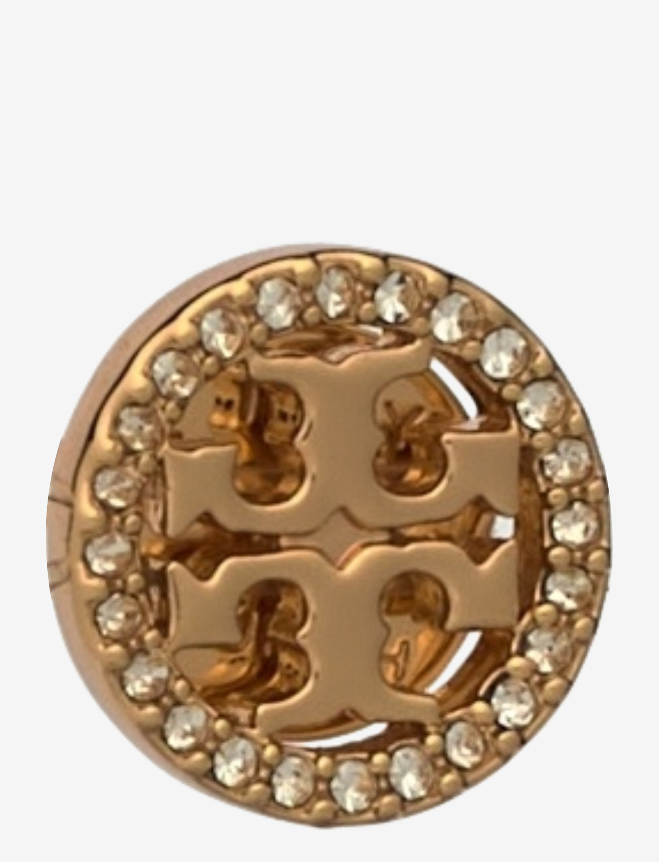 Tory Burch - Miller Pave Stud Earring - studs örhängen - tory gold / crystal - 0