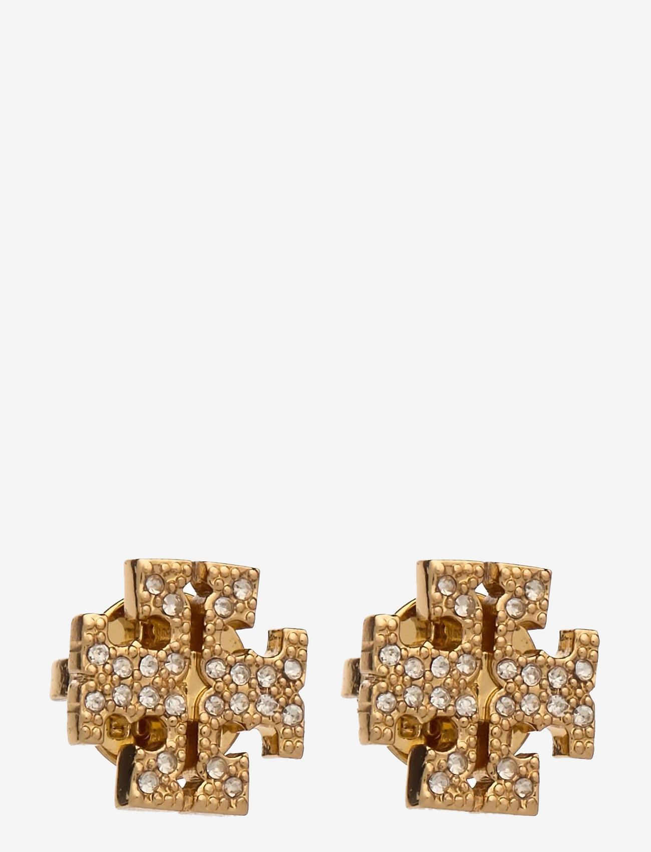 Tory Burch - KIRA PAVE STUD EARRING - tory gold / crystal - 0