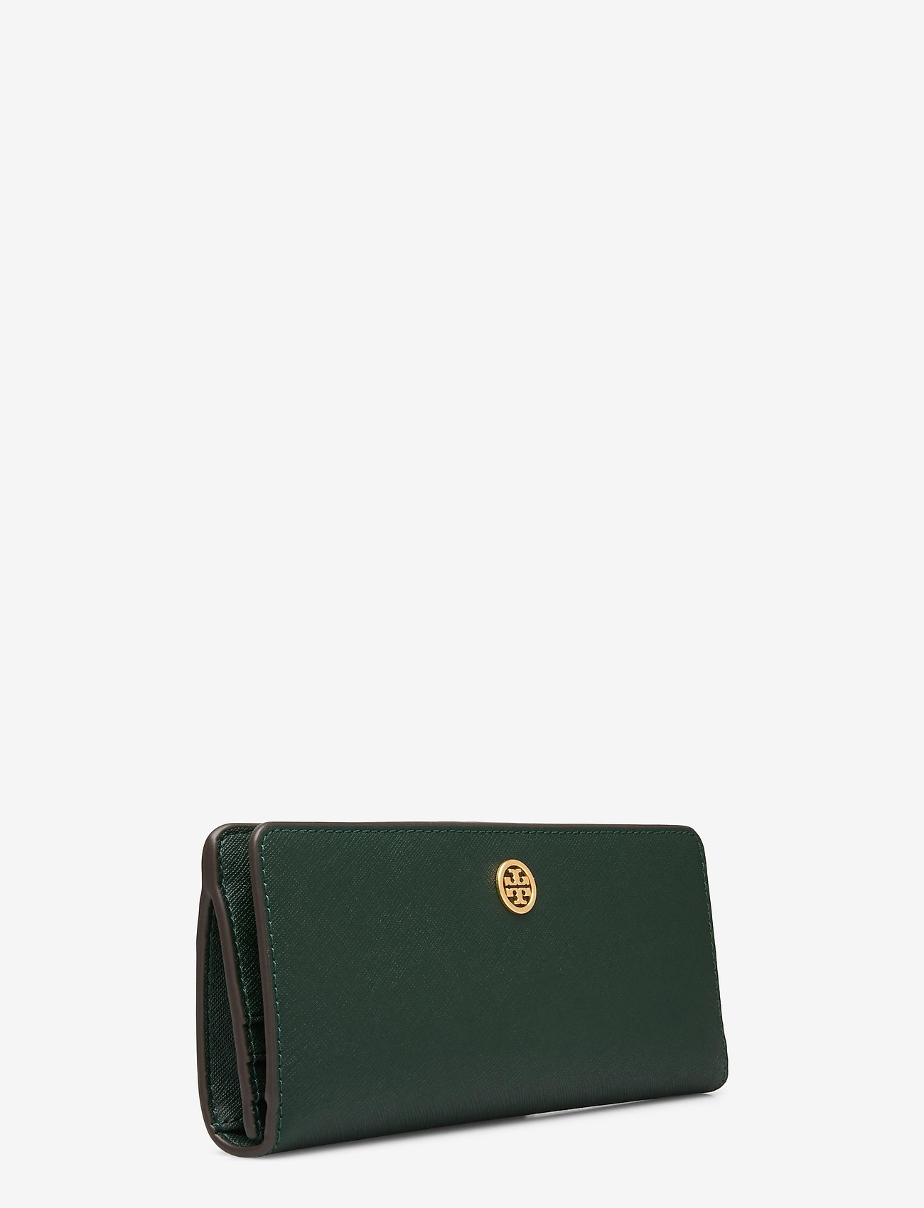 Tory Burch - ROBINSON SLIM WALLET - pine tree / rolled brass - 2