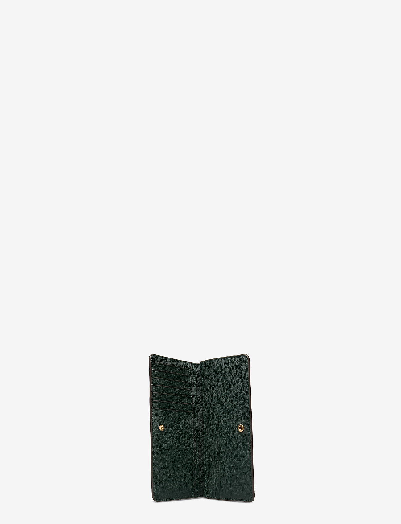 Tory Burch - ROBINSON SLIM WALLET - pine tree / rolled brass - 4