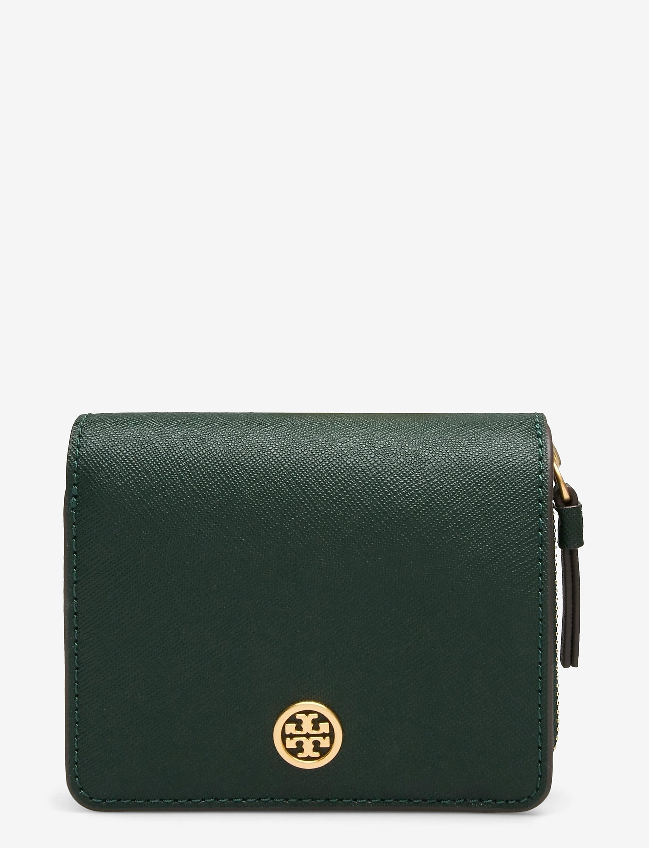 Tory Burch - ROBINSON BI-FOLD WALLET - pine tree / rolled brass - 0