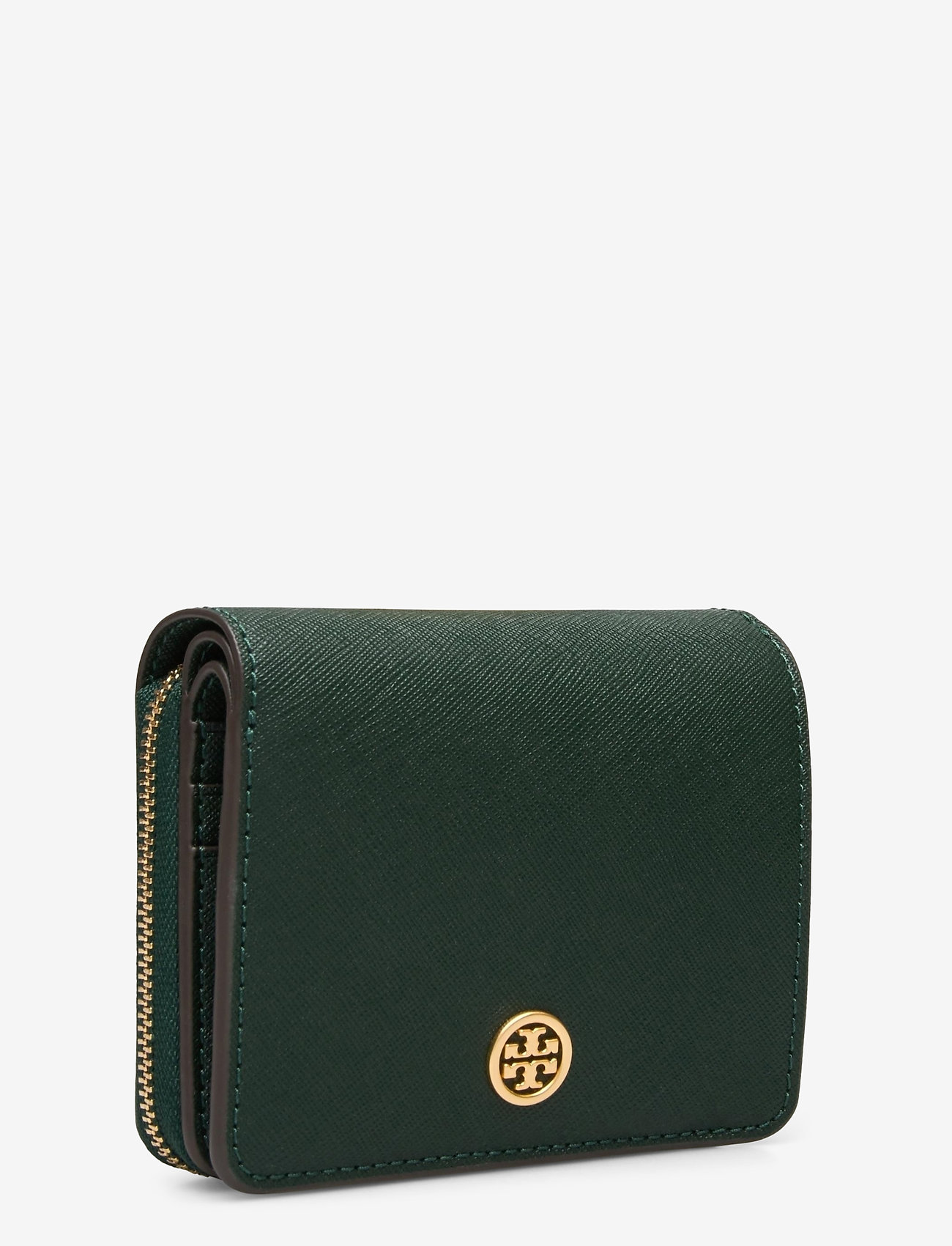 Tory Burch - ROBINSON BI-FOLD WALLET - pine tree / rolled brass - 2