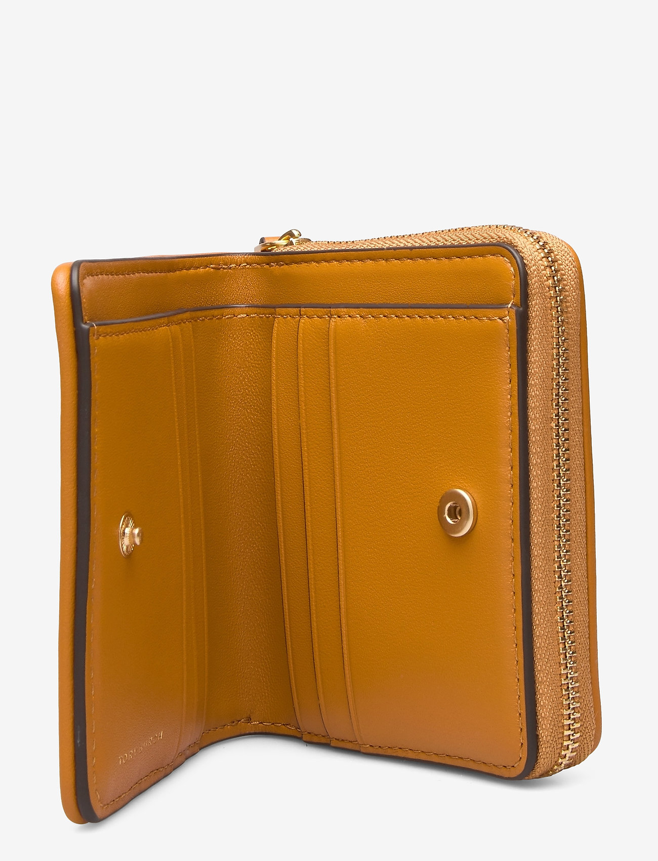 Tory Burch - KIRA CHEVRON BI-FOLD WALLET - squash / rolled brass - 4