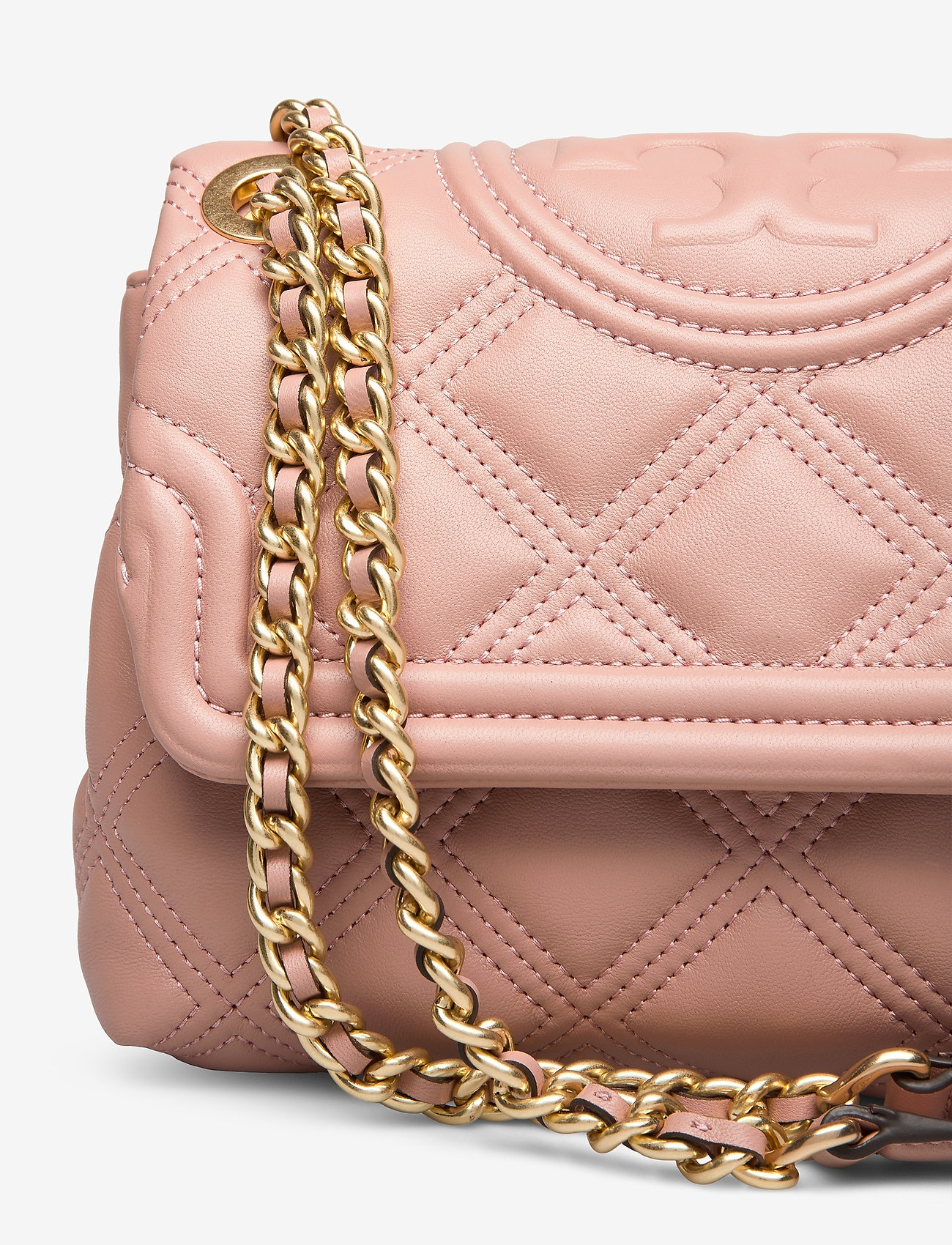 Tory Burch - FLEMING SOFT SMALL CONVERTIBLE SHOULDER BAG - pink moon - 3