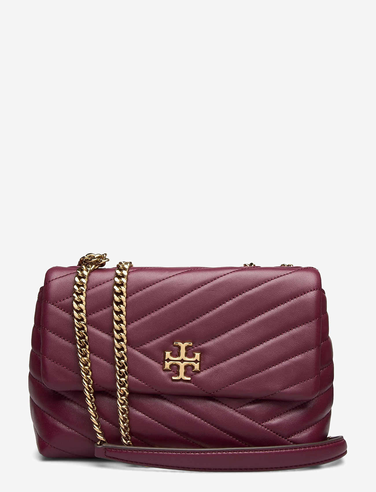 Tory Burch - KIRA CHEVRON SMALL CONVERTIBLE SHOULDER BAG - imperial garnet - 0