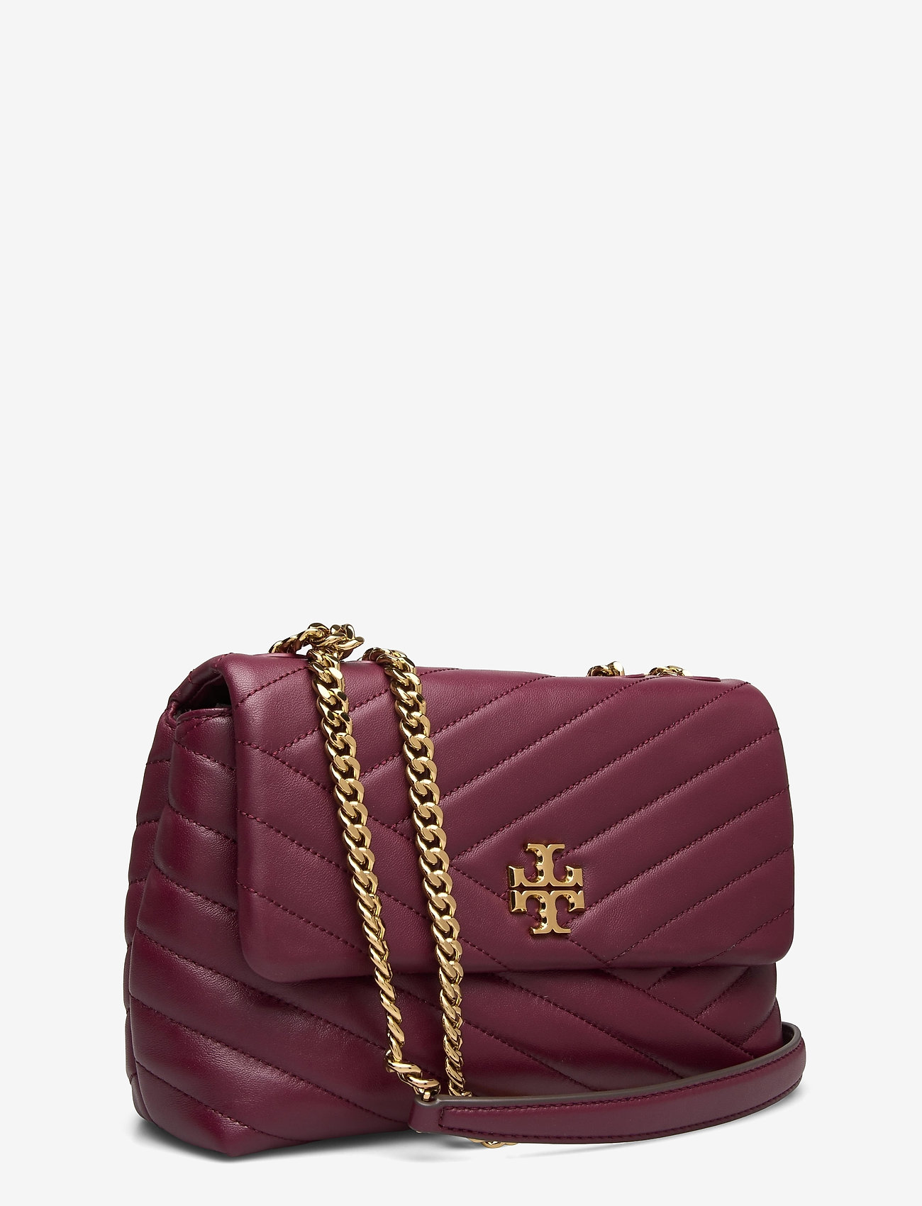 Tory Burch - KIRA CHEVRON SMALL CONVERTIBLE SHOULDER BAG - imperial garnet - 2
