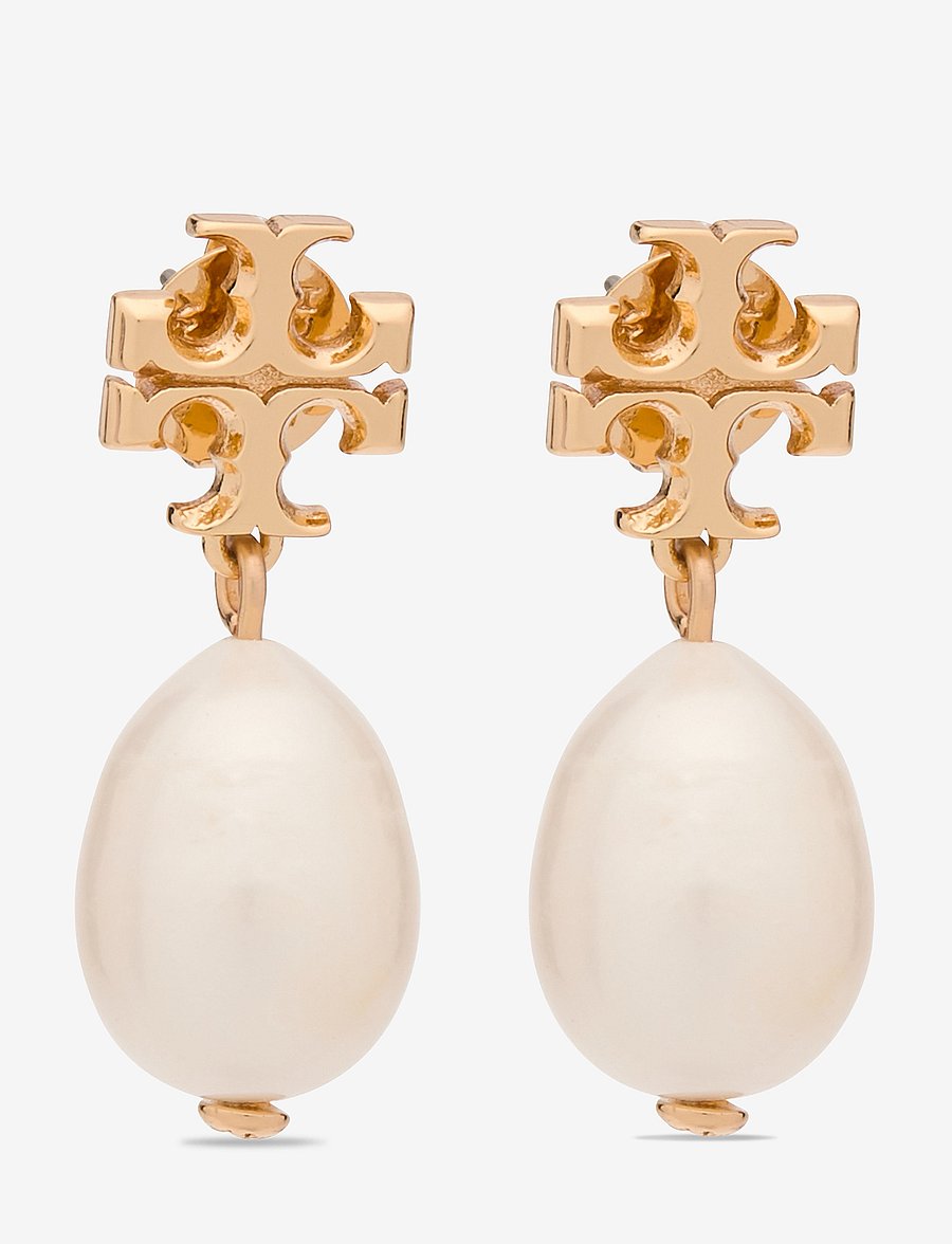 Tory Burch - Moondance Pearl Drop Earrings - perlenohrringe - tory gold / ivory - 0